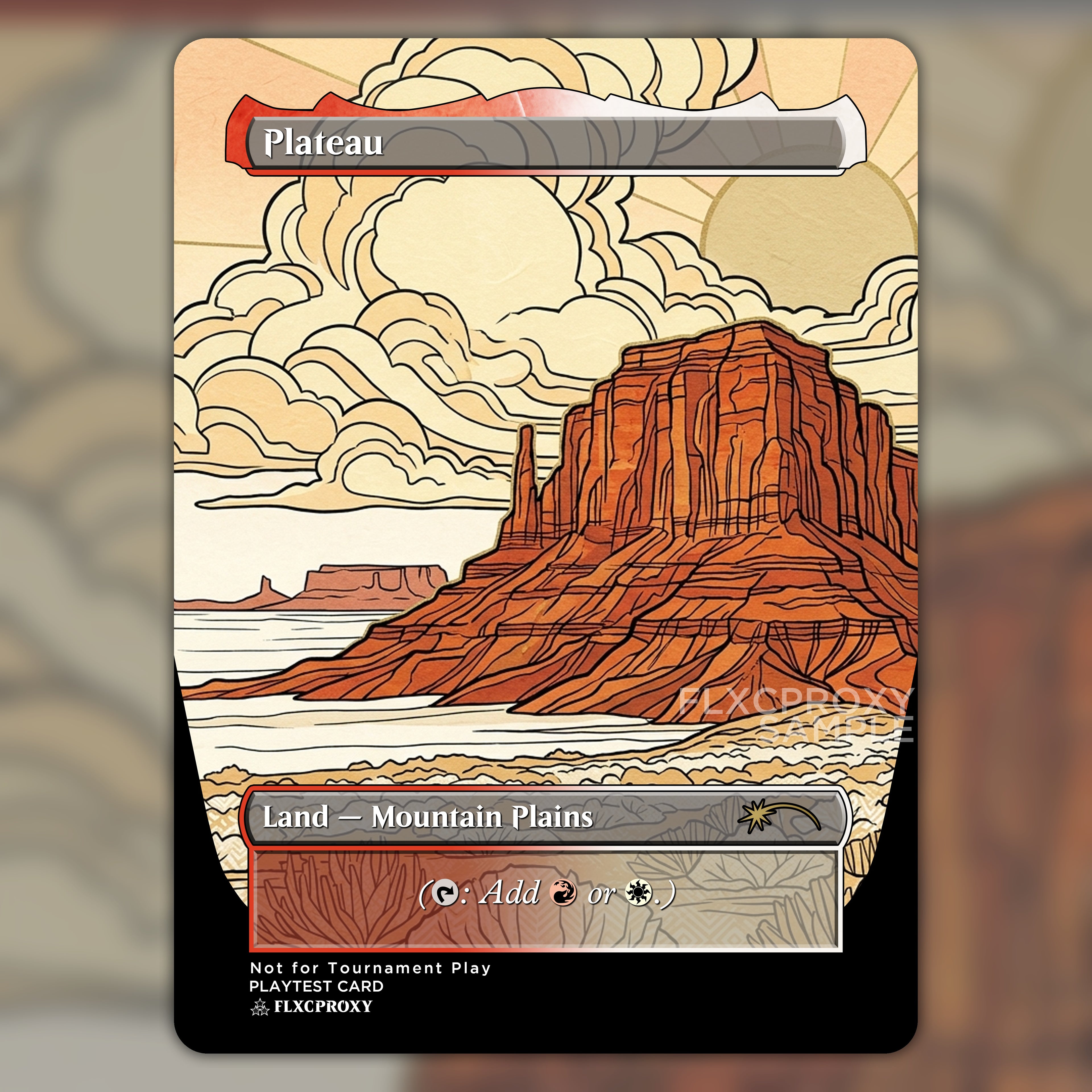 Plateau MTG Proxy Full Art
