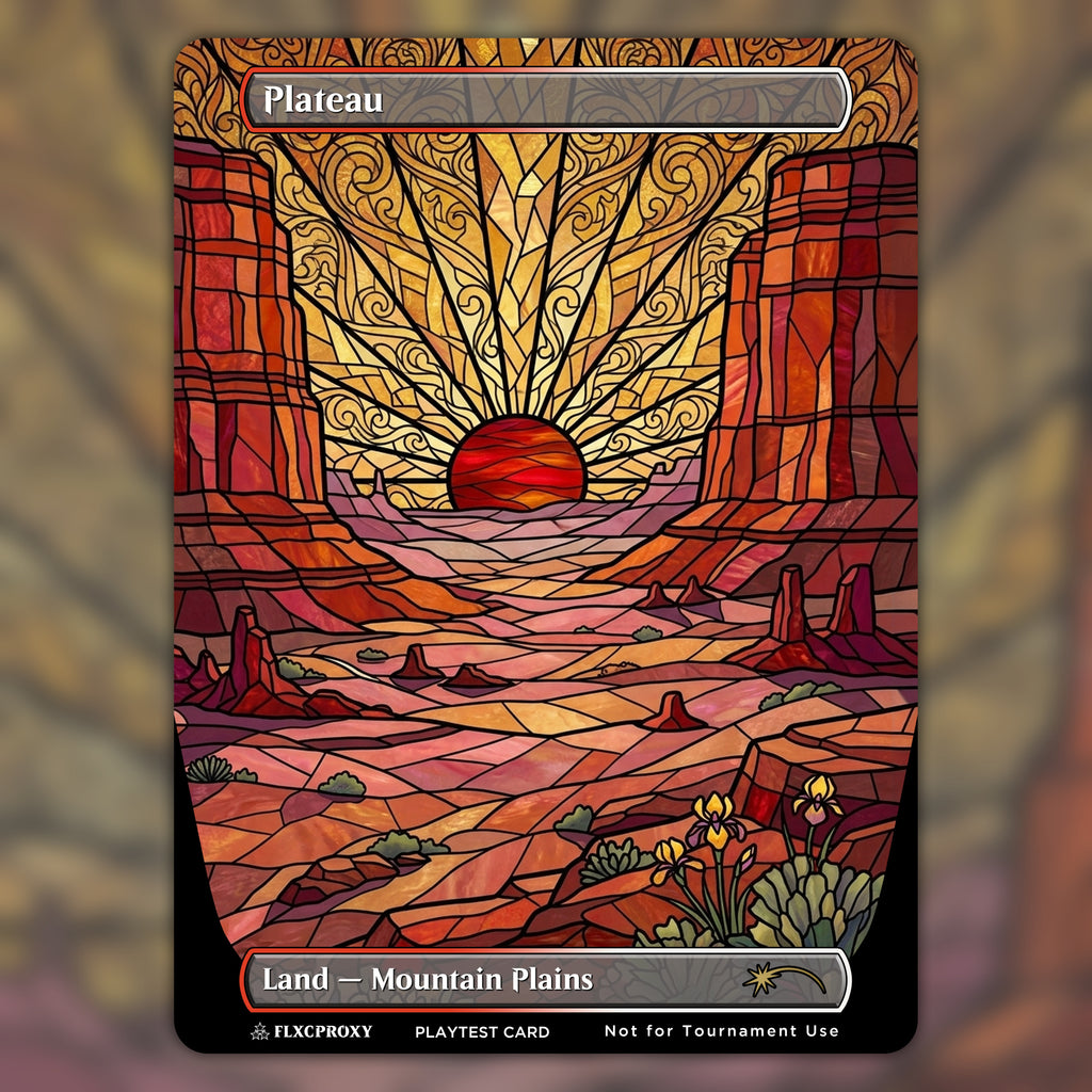 Plateau MTG Proxy Stained Glass