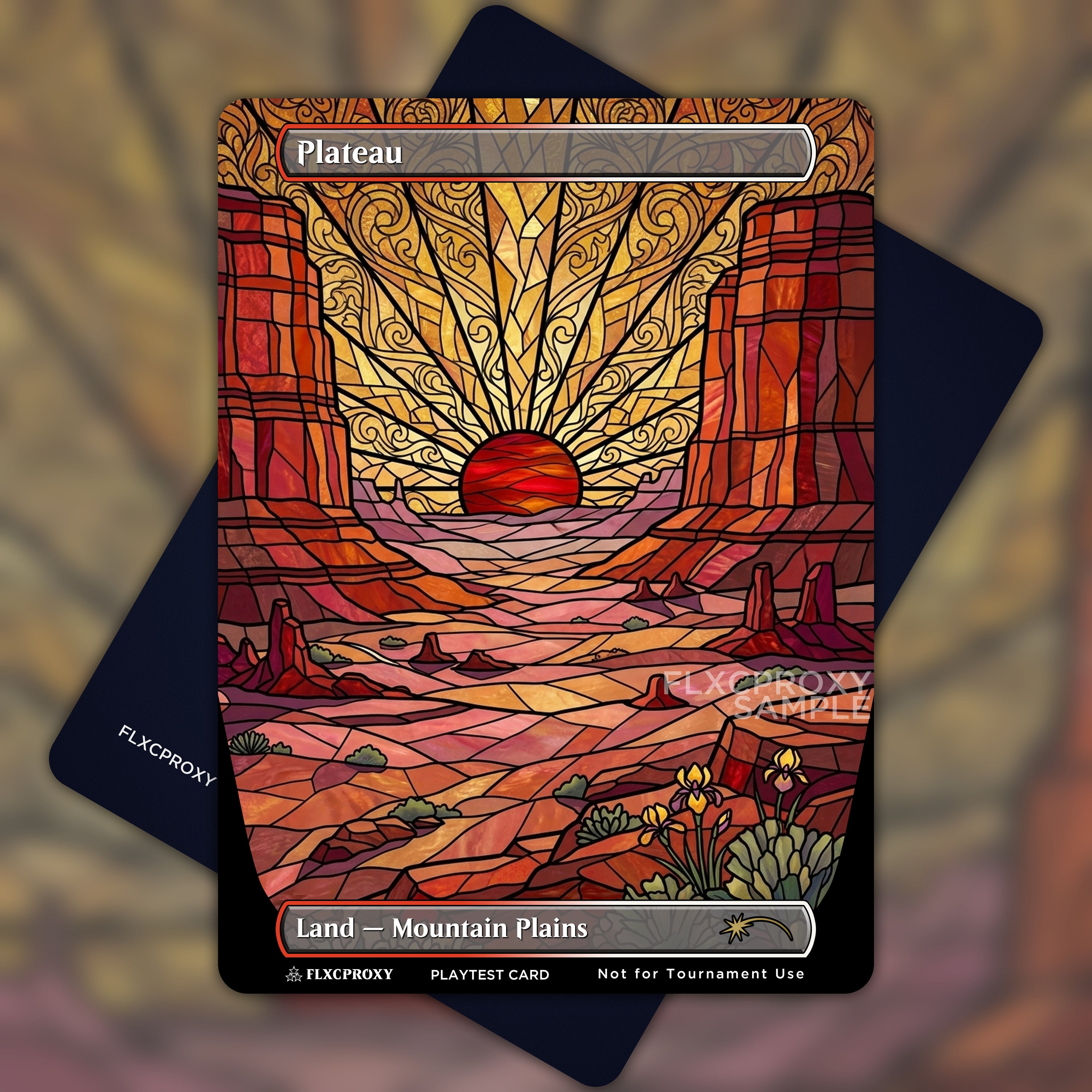 Plateau MTG Proxy Stained Glass
