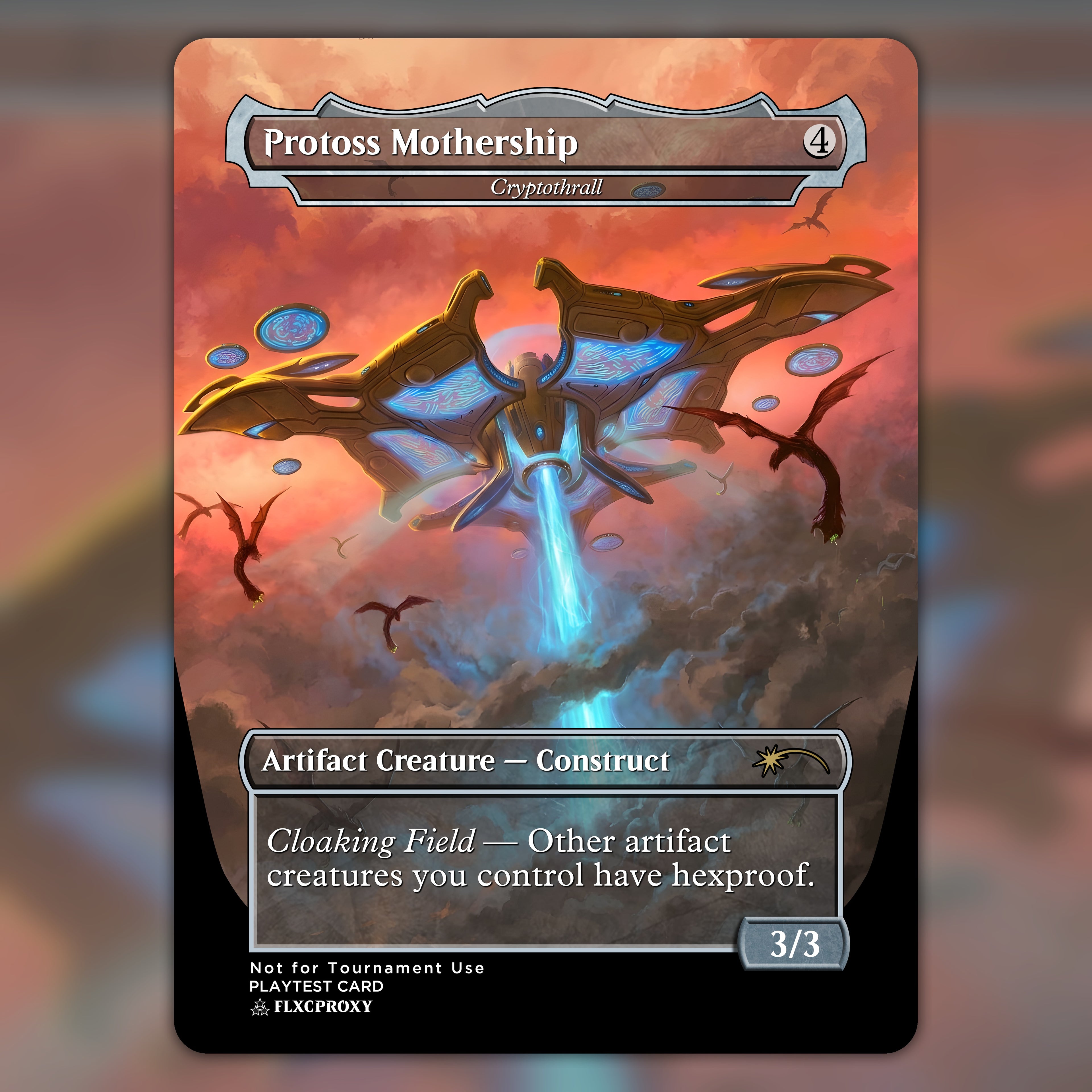 Cryptothrall MTG Proxy Protoss Mothership