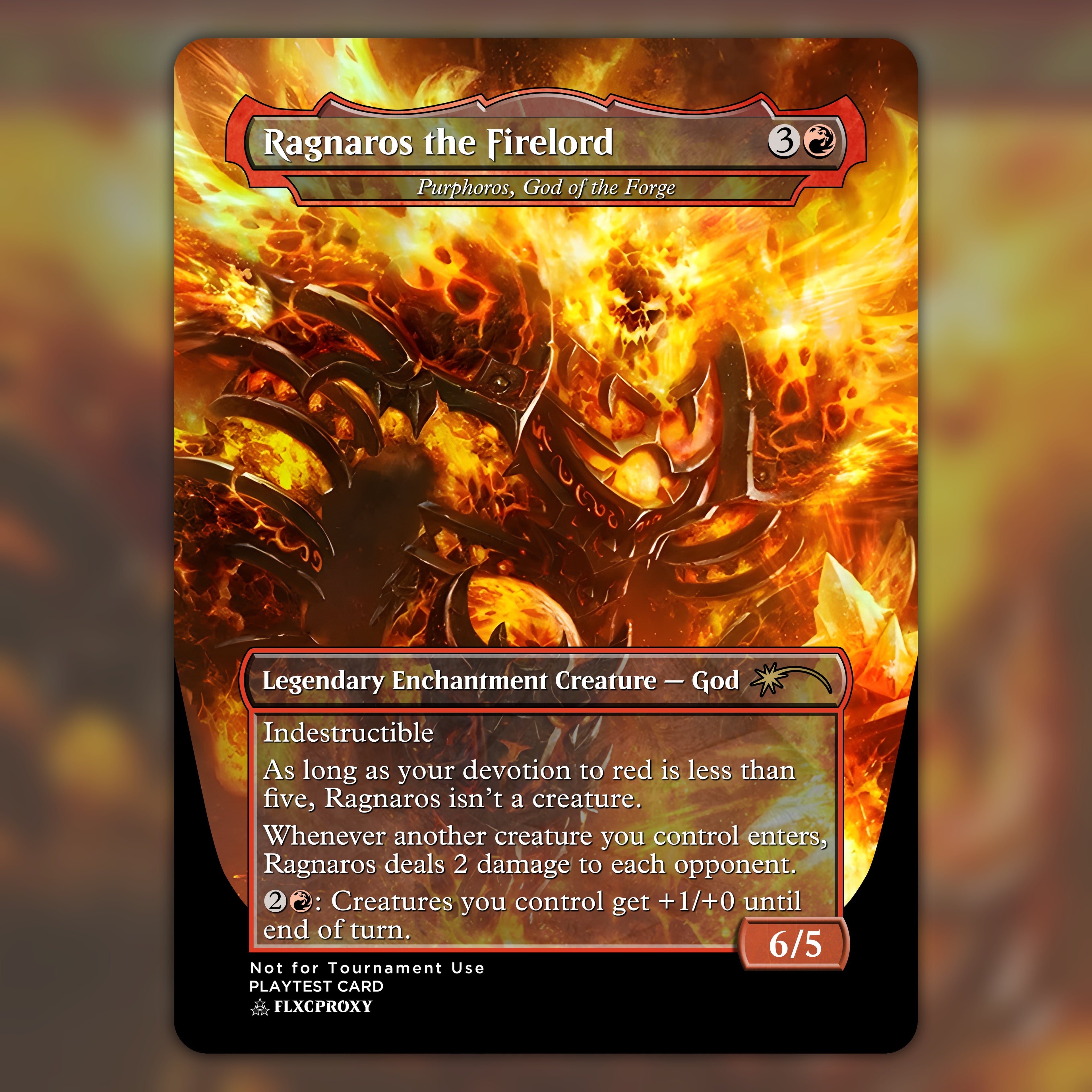 Ragnaros the Firelord MTG Proxy Blizzard