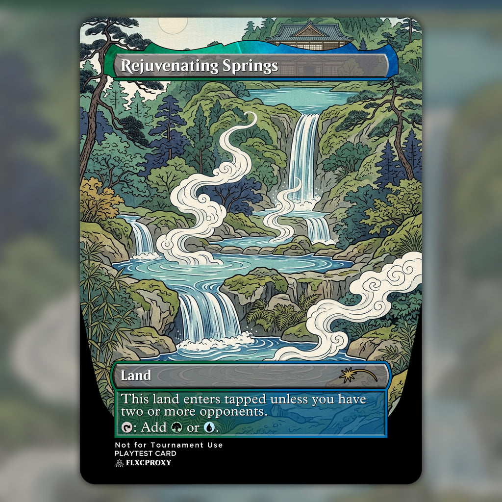 Rejuvenating Springs MTG Proxy Ukiyo-e
