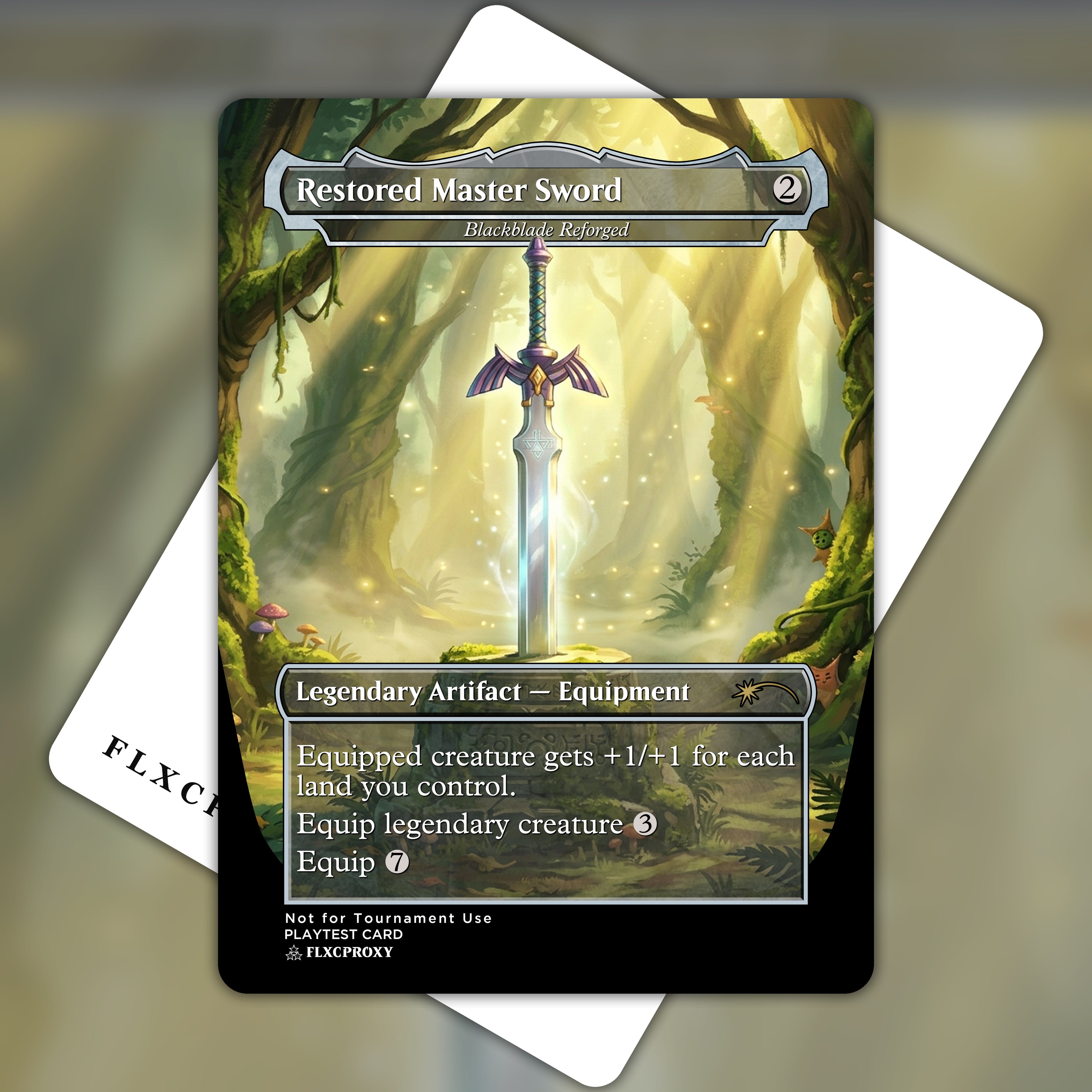 Blackblade Reforged MTG Proxy Restored Master Sword