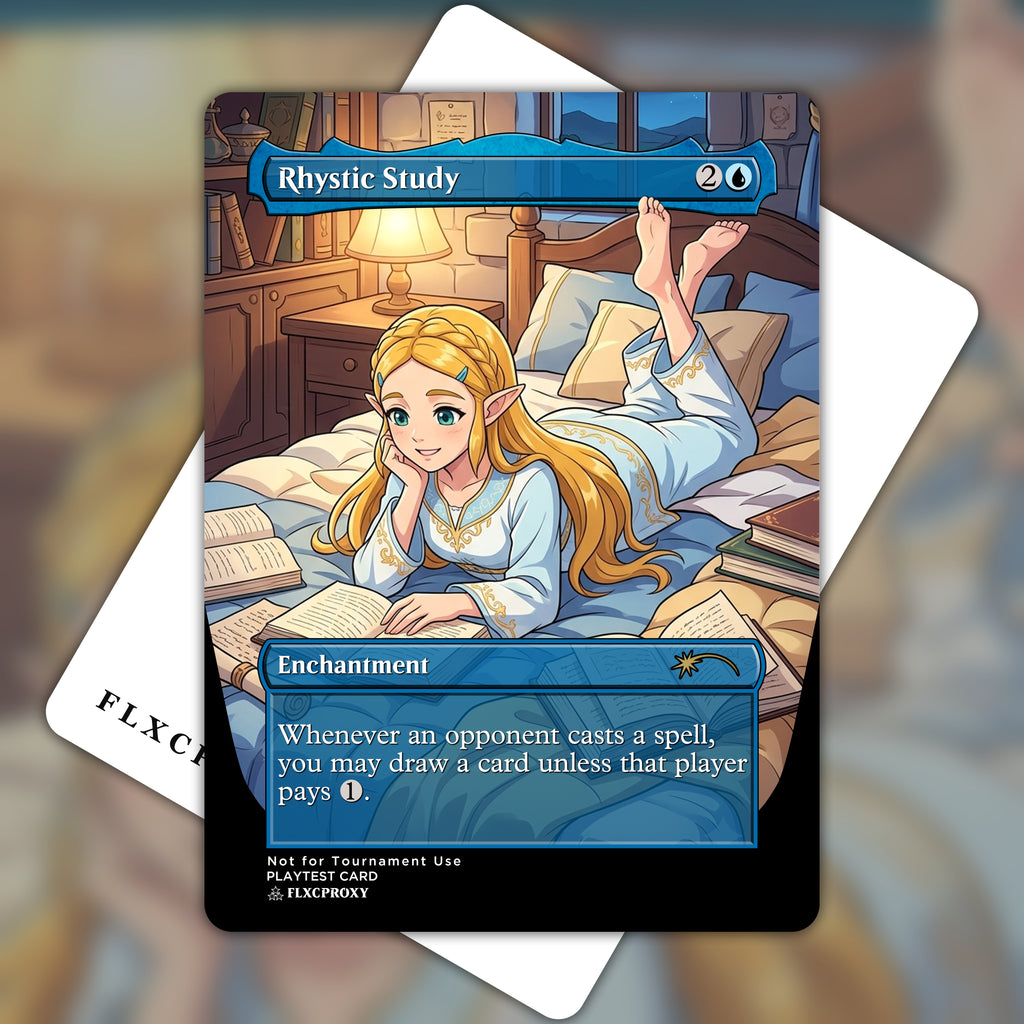Rhystic Study MTG Proxy Zelda
