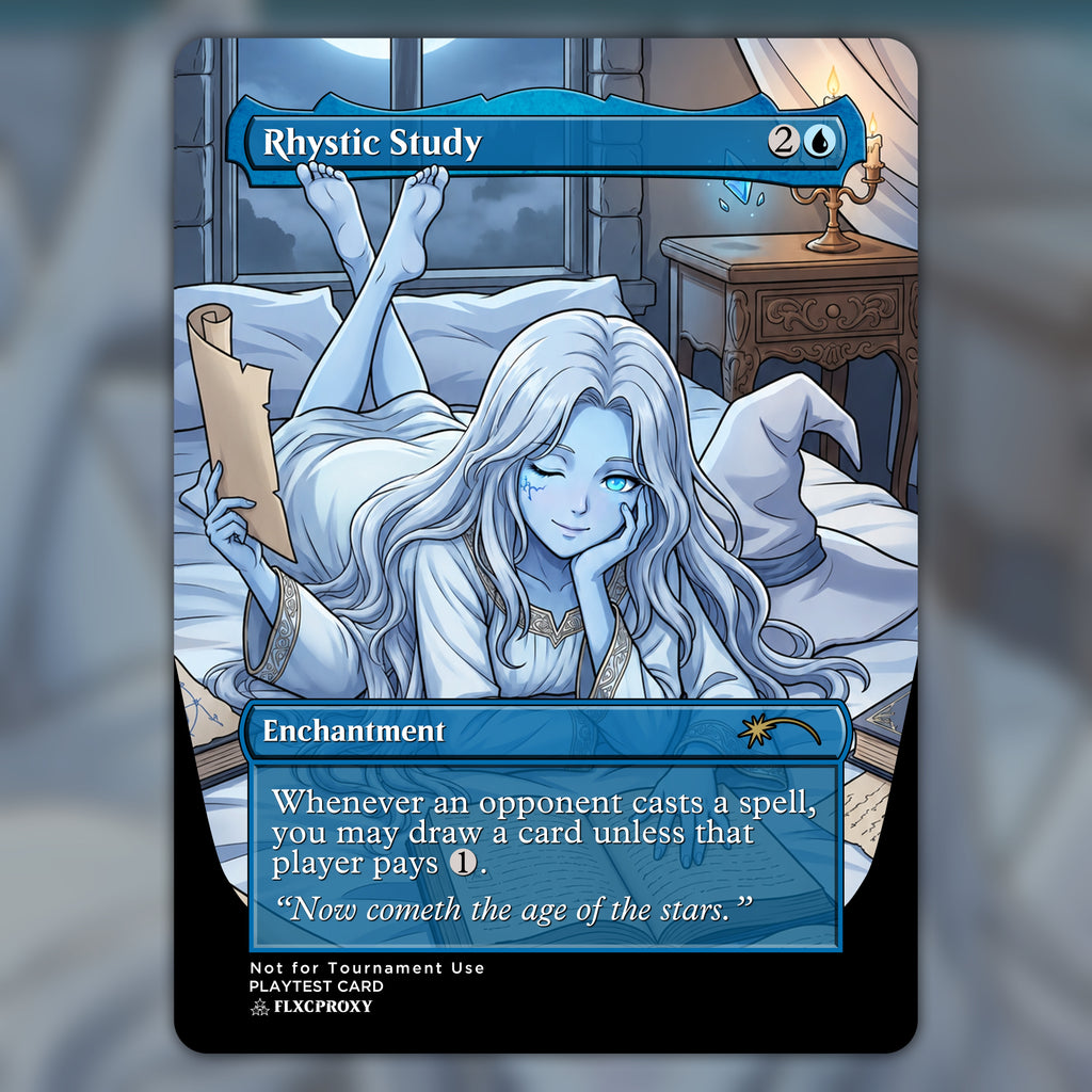 Rhystic Study MTG Proxy Elden Ring