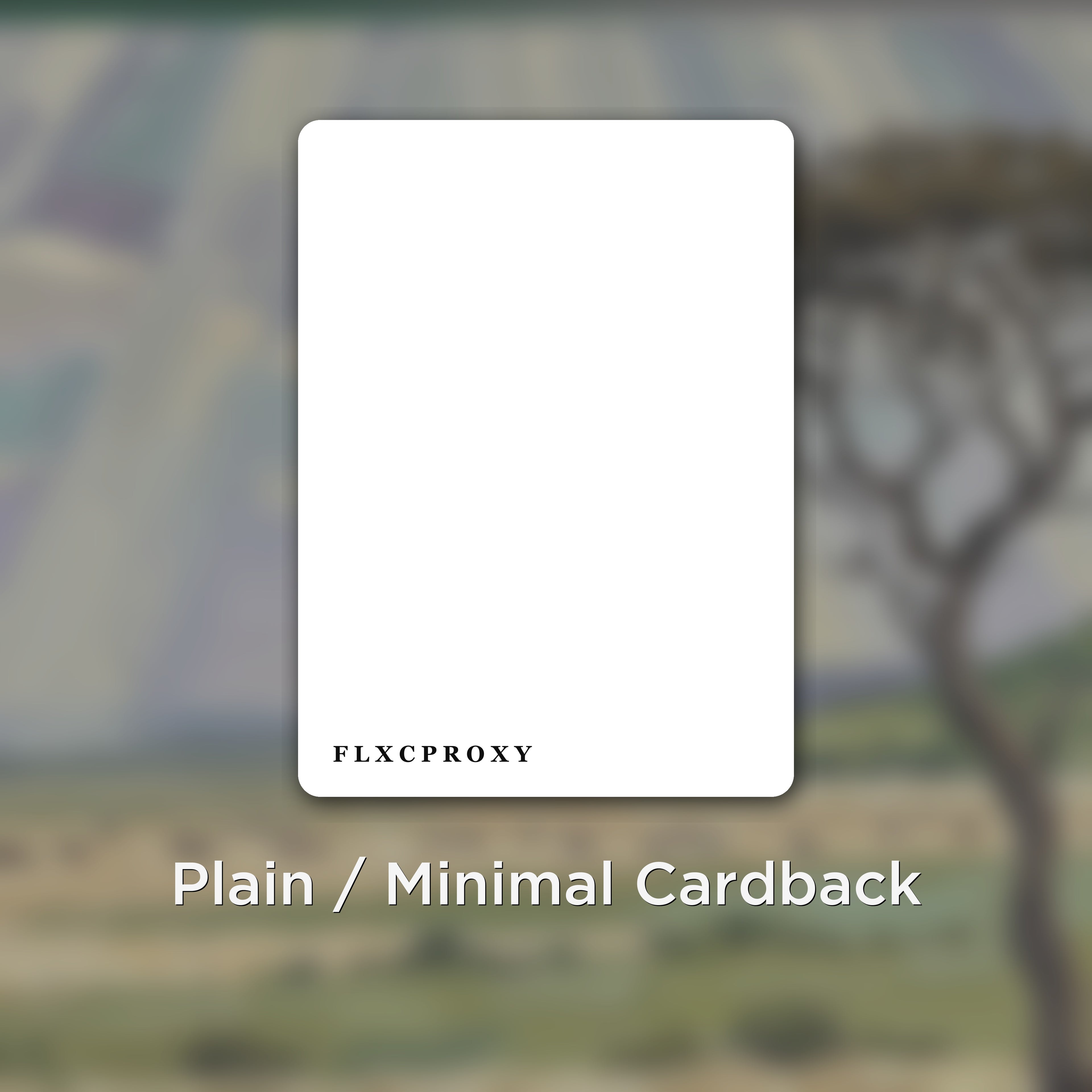 Savannah MTG Proxy Painting Land