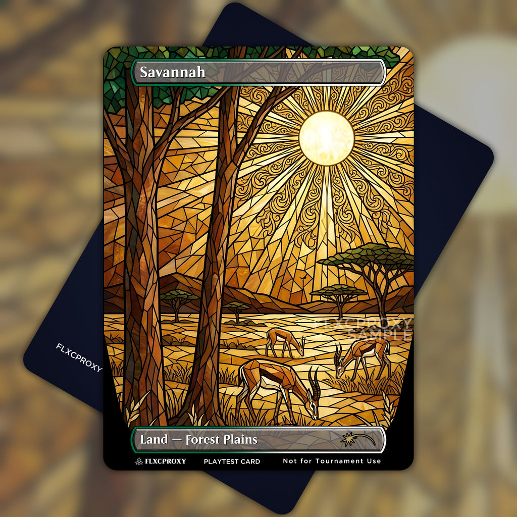 Savannah MTG Proxy Stained Glass
