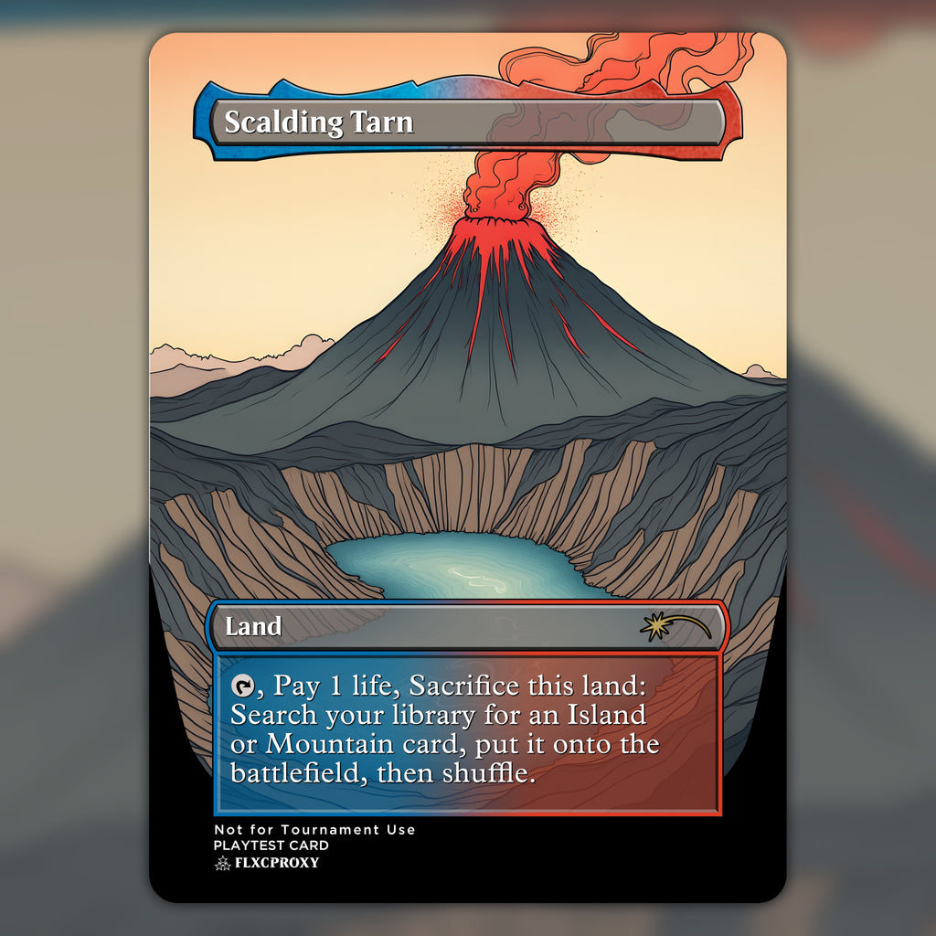 Scalding Tarn MTG Proxy Ukiyo-e