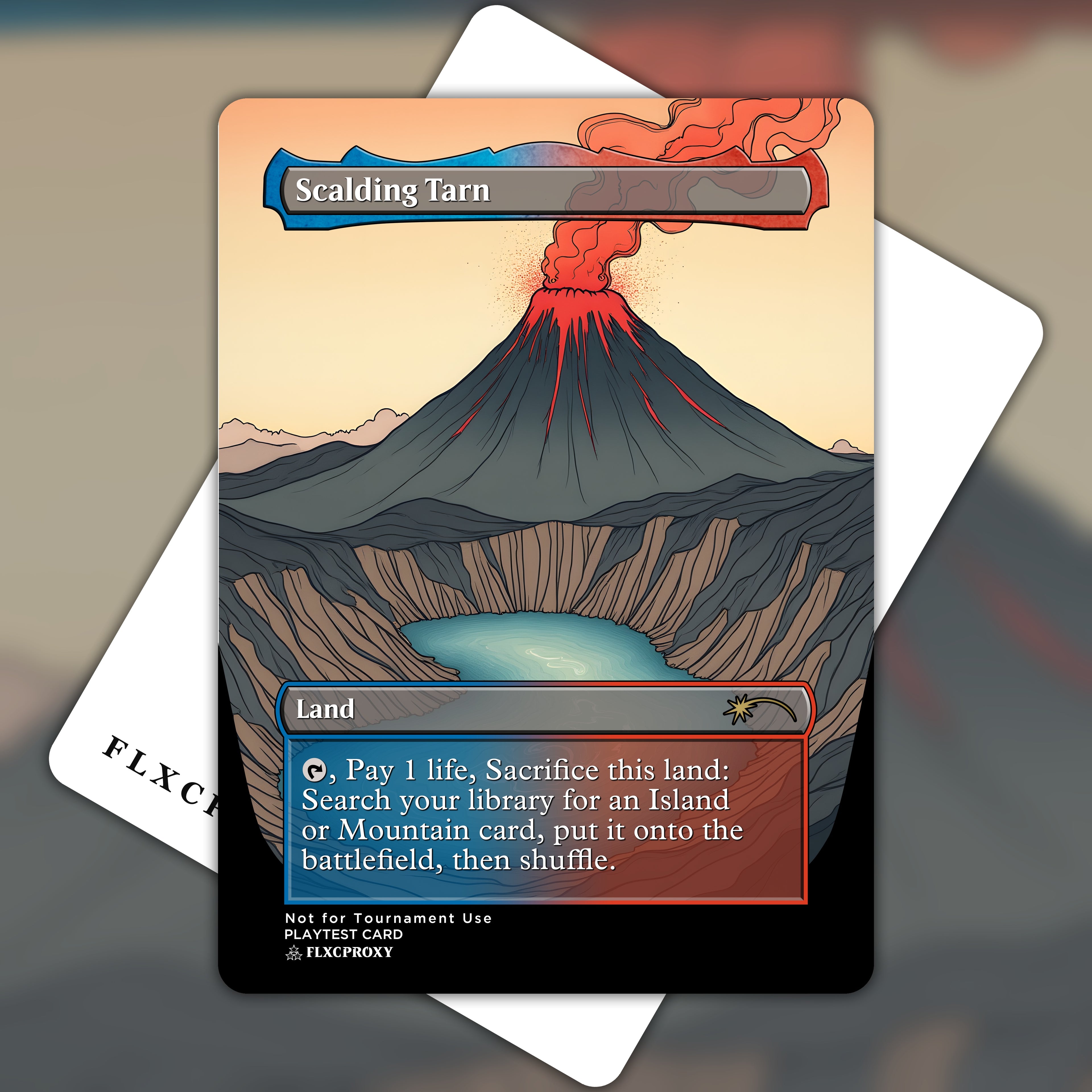 Scalding Tarn MTG Proxy Ukiyo-e