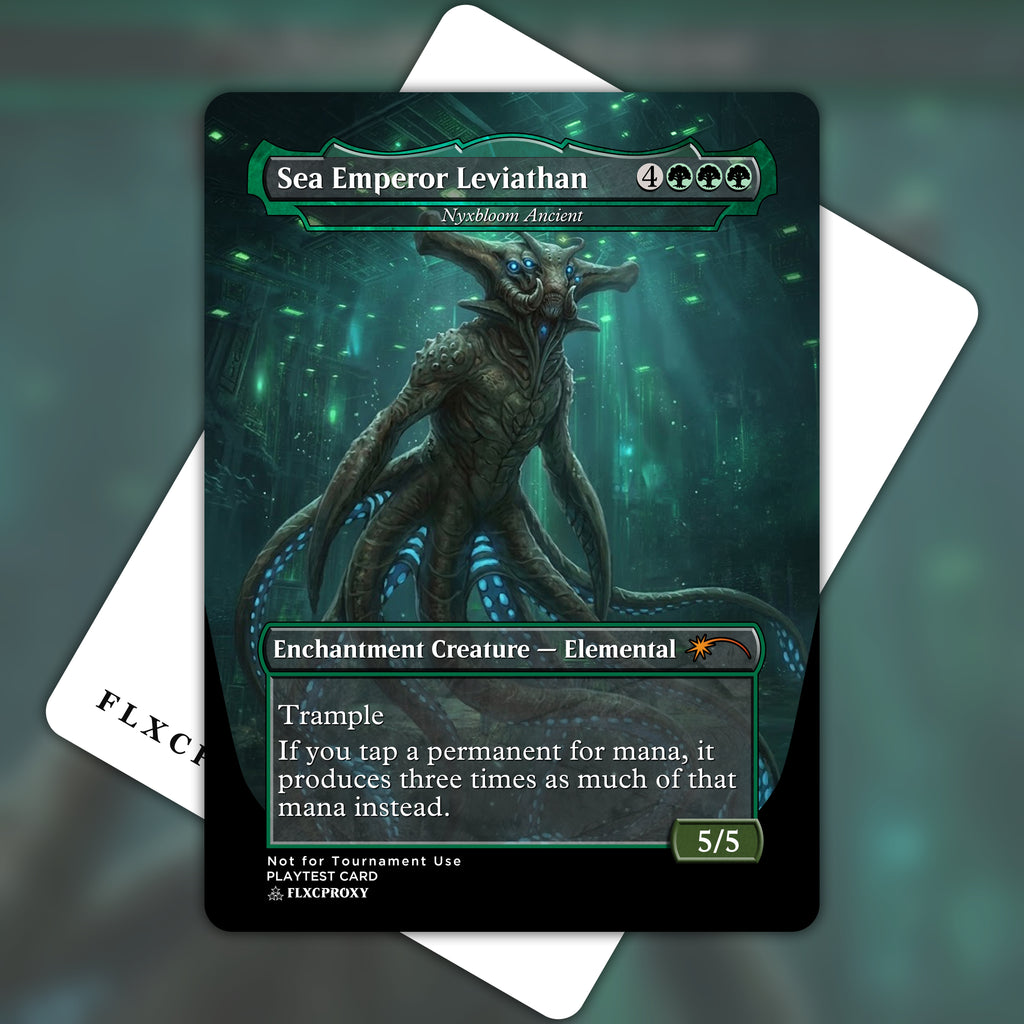 Nyxbloom Ancient MTG Proxy Sea Emperor Leviathan