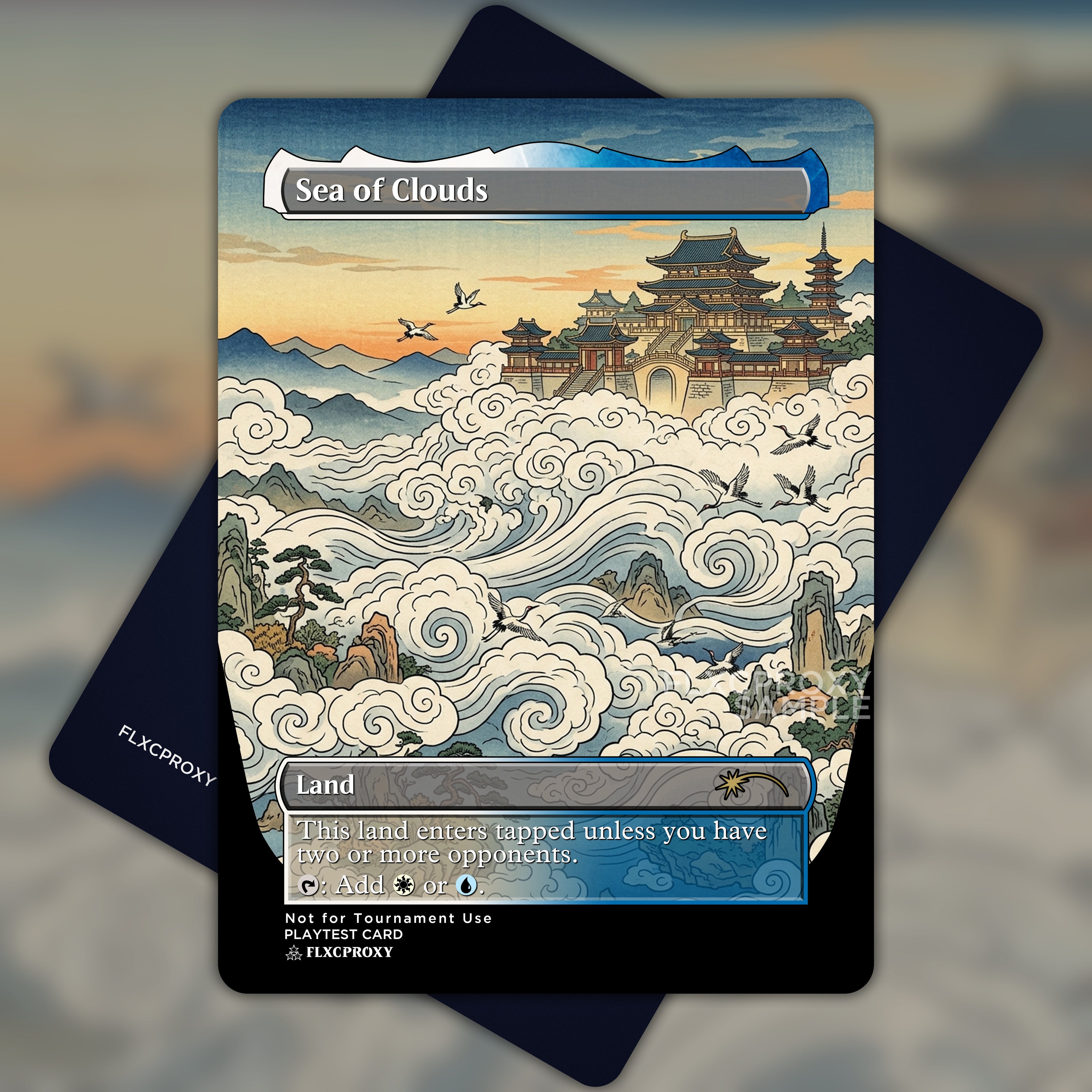 Sea of Clouds MTG Proxy Ukiyo-e