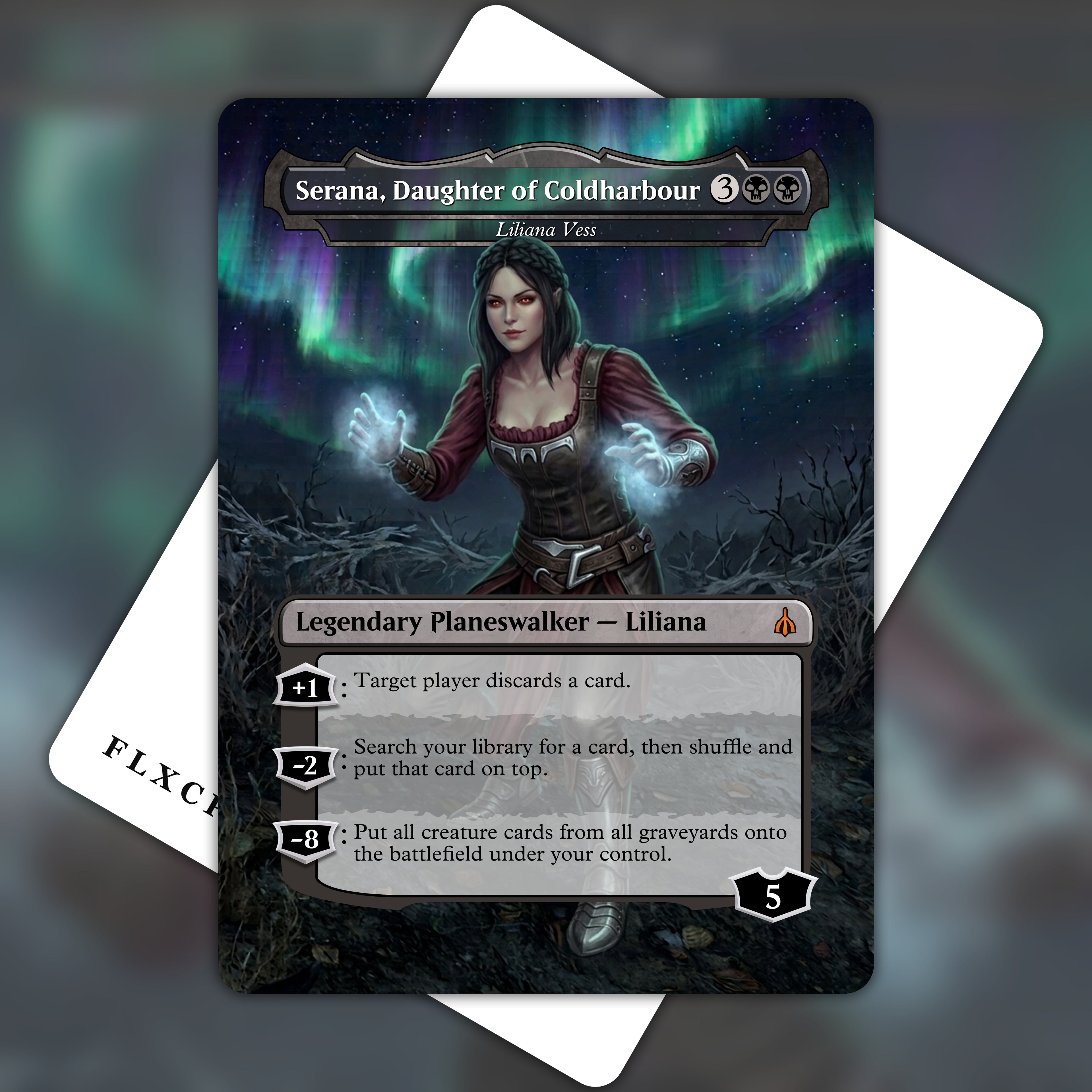 Liliana Vess MTG Proxy Serana, Daughter of Coldharbour