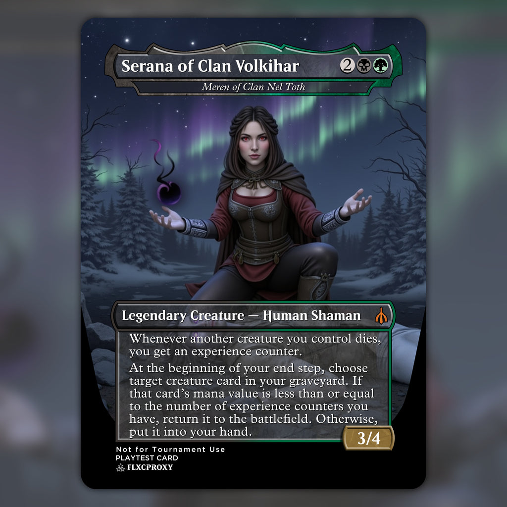 Meren of Clan Nel Toth MTG Proxy Serana of Clan Volkihar