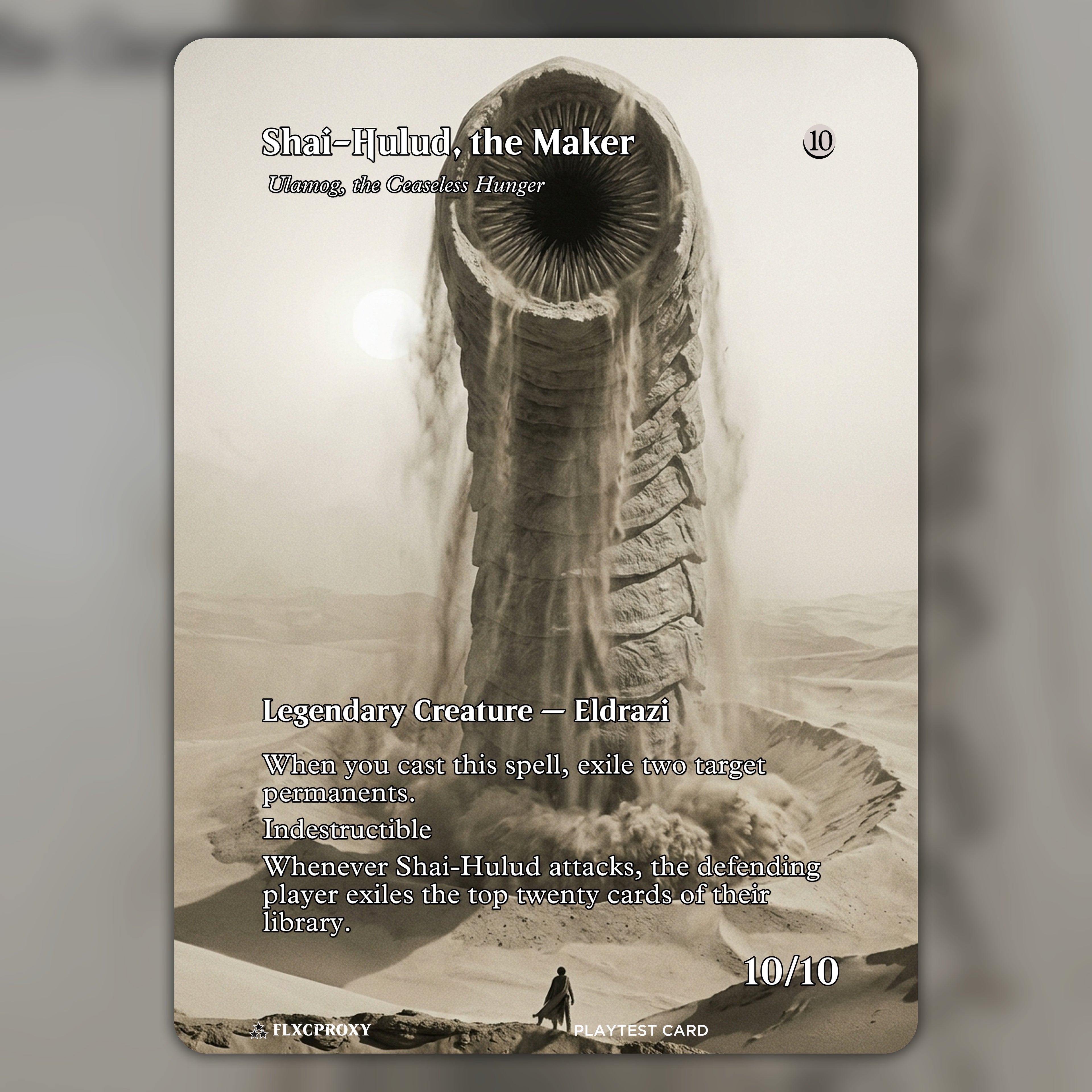 Shai-Hulud, the Maker MTG Proxy Dune