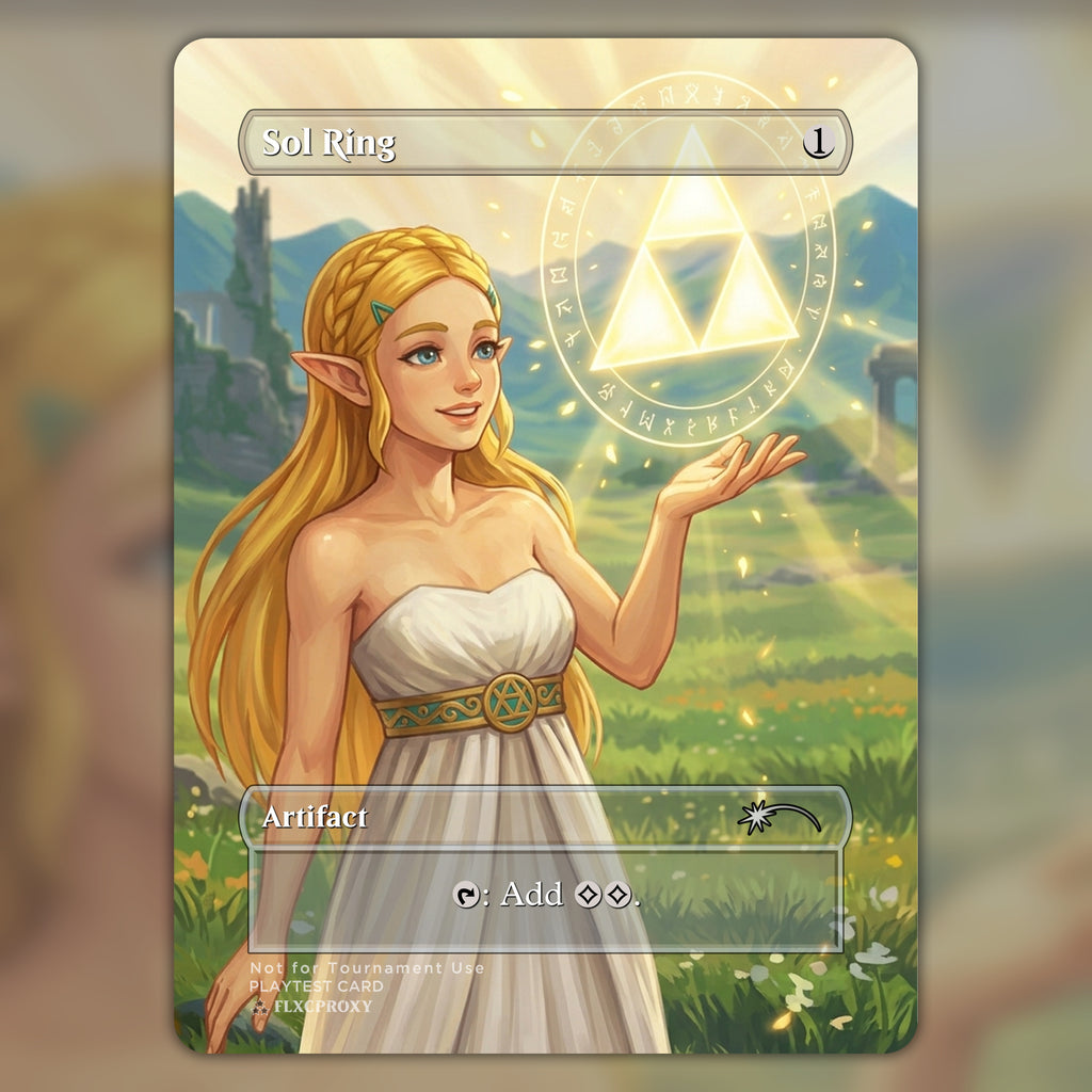 Sol Ring MTG Proxy Zelda