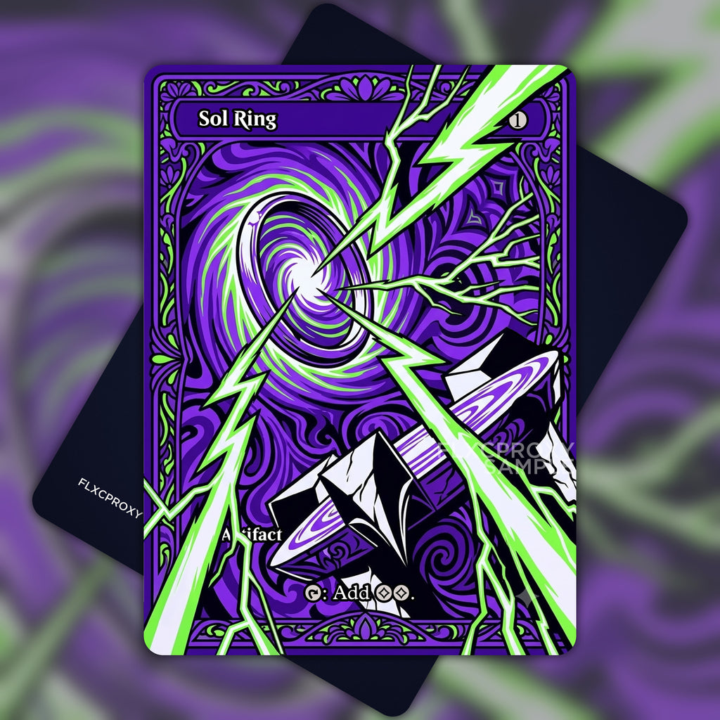 Sol Ring MTG Proxy Stained Glass