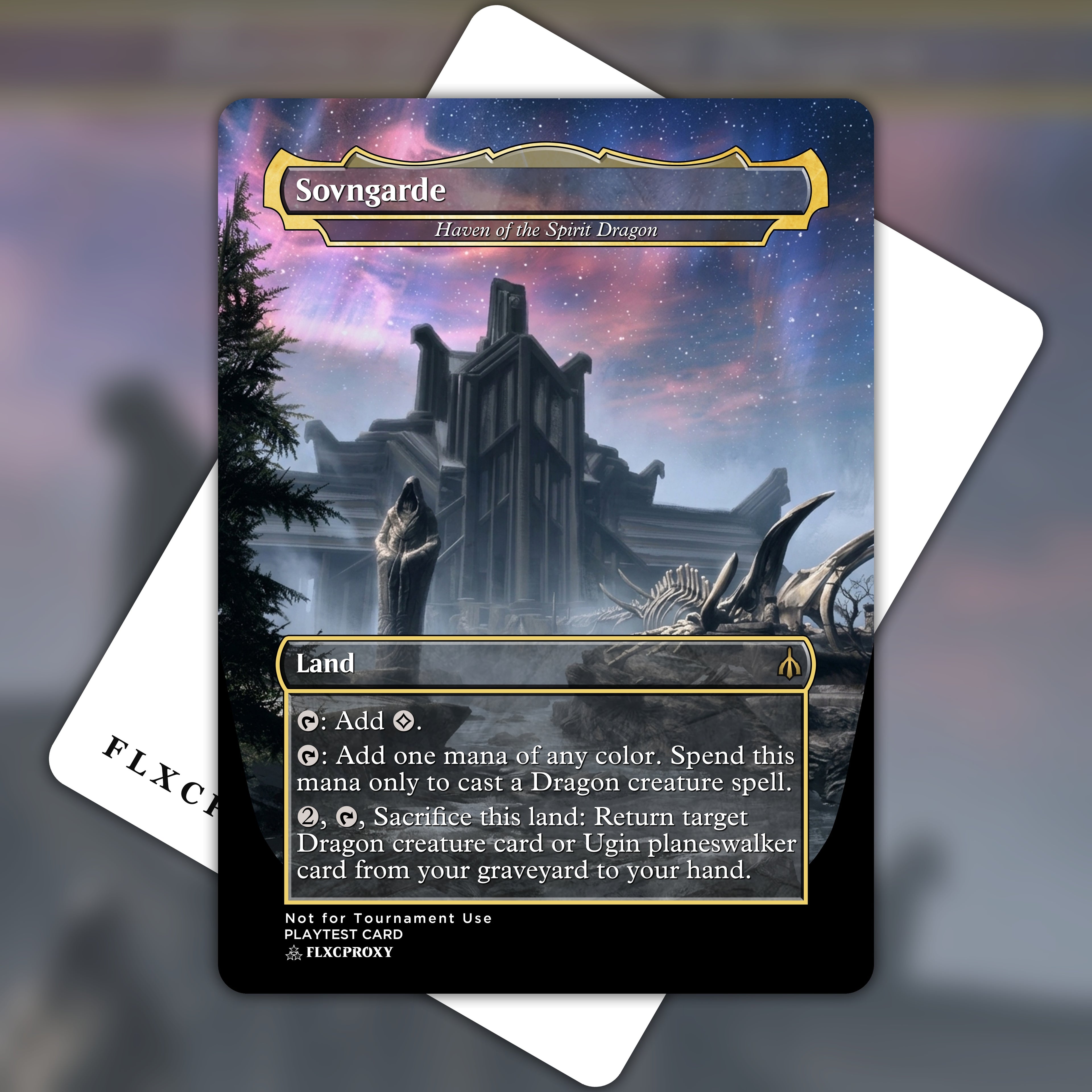 Haven of the Spirit Dragon MTG Proxy Sovngarde