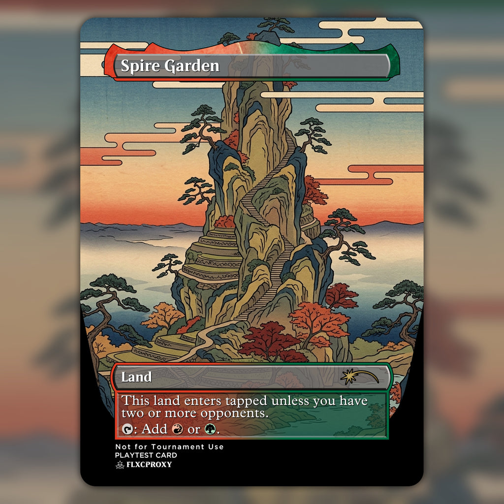 Spire Garden MTG Proxy Ukiyo-e