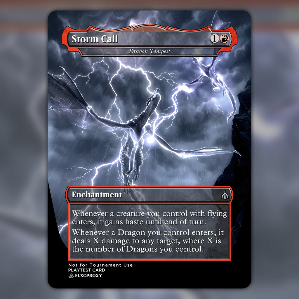 Dragon Tempest MTG Proxy Storm Call