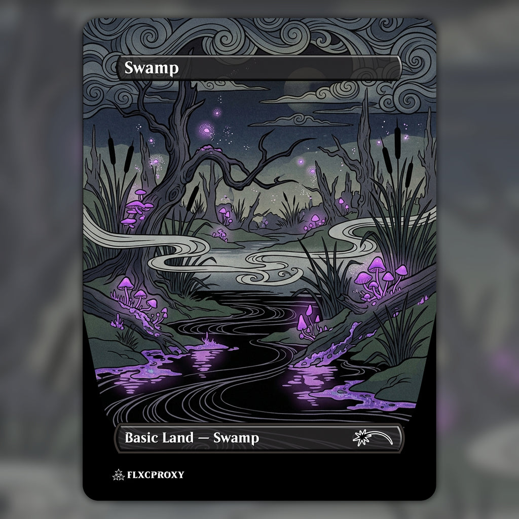 Swamp MTG Proxy Ukiyo-e