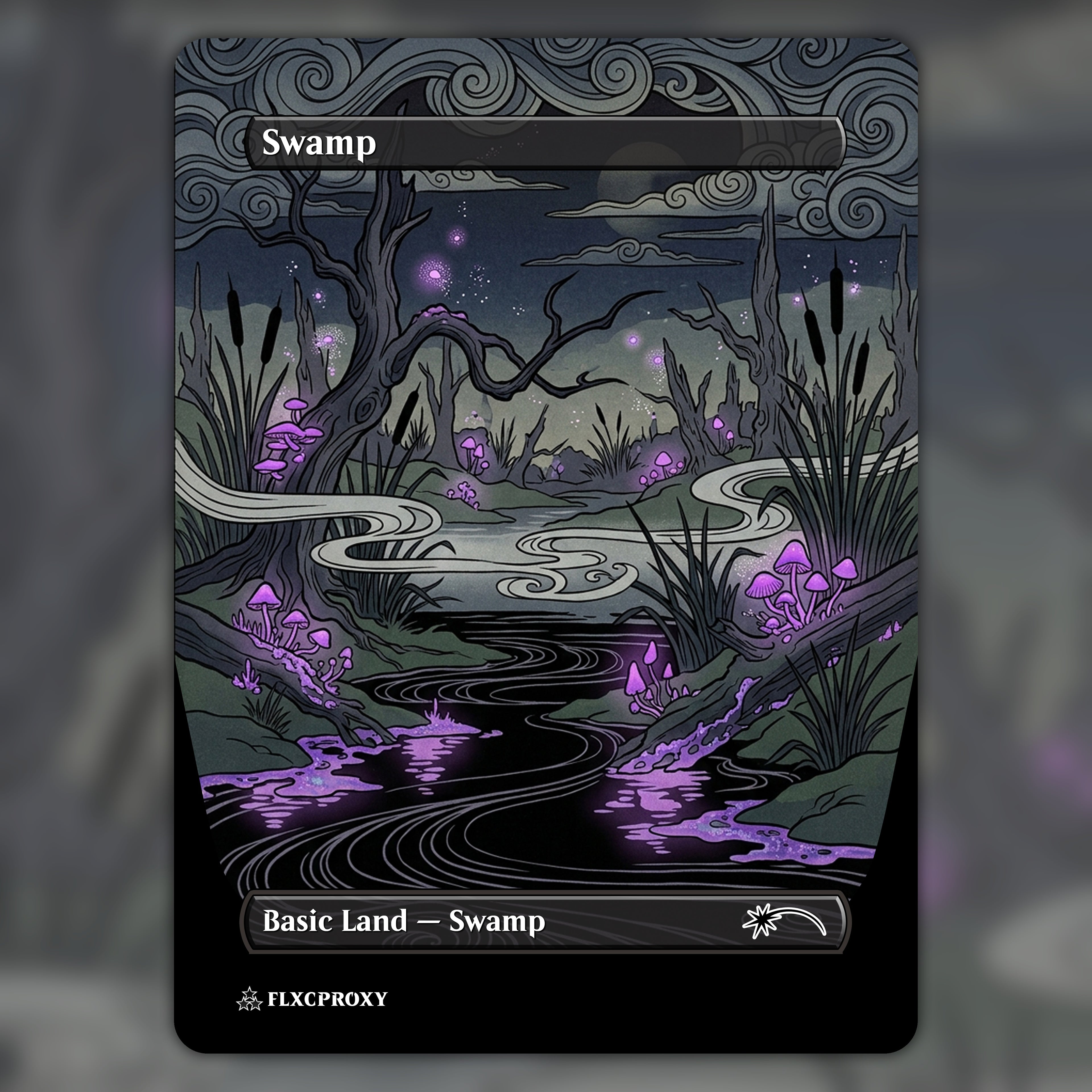 Swamp MTG Proxy Ukiyo-e
