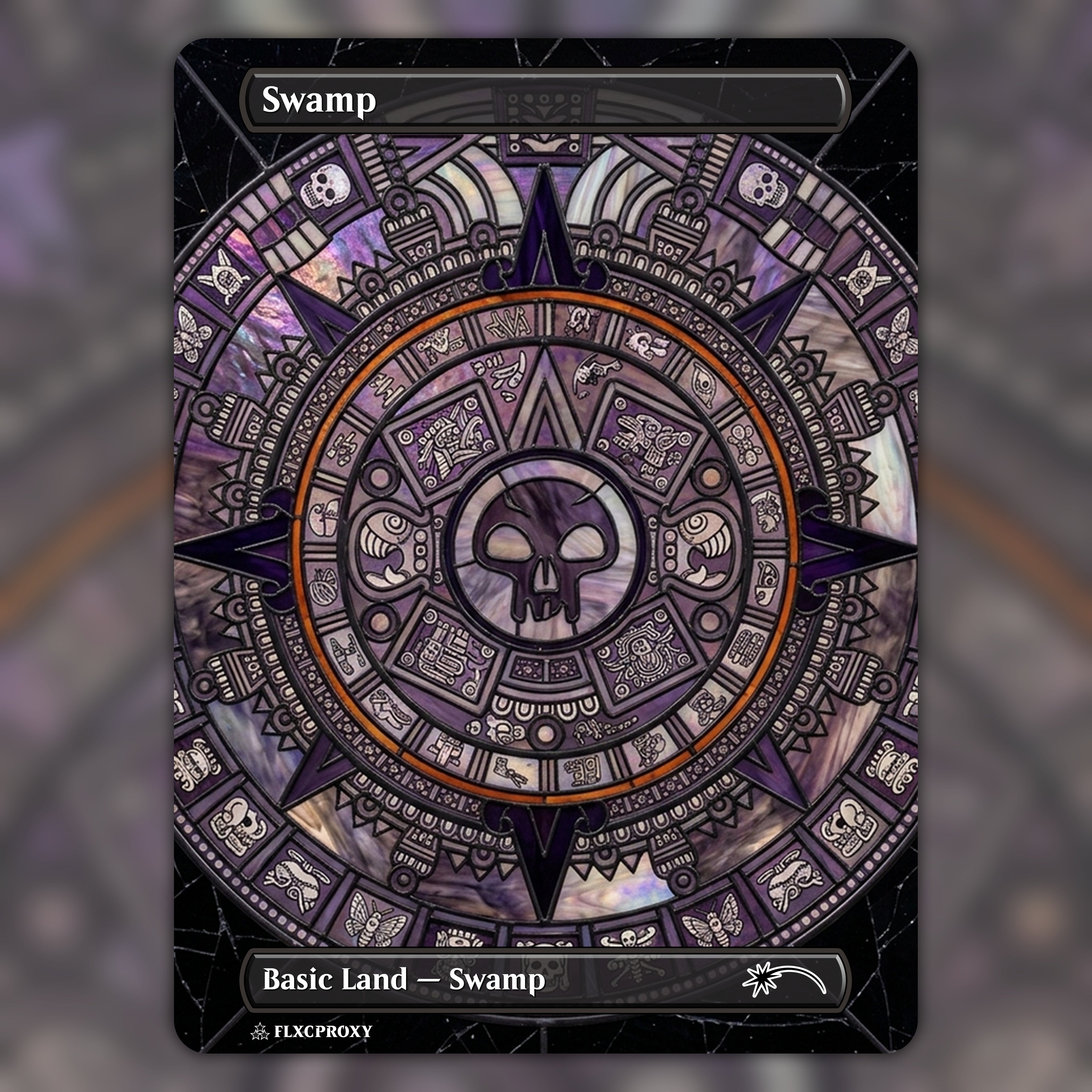 Swamp MTG Proxy Aztec