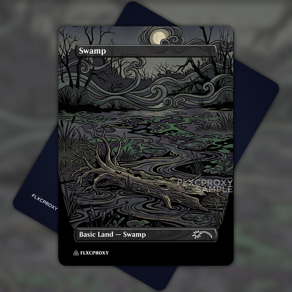 Swamp MTG Proxy Ukiyo-e