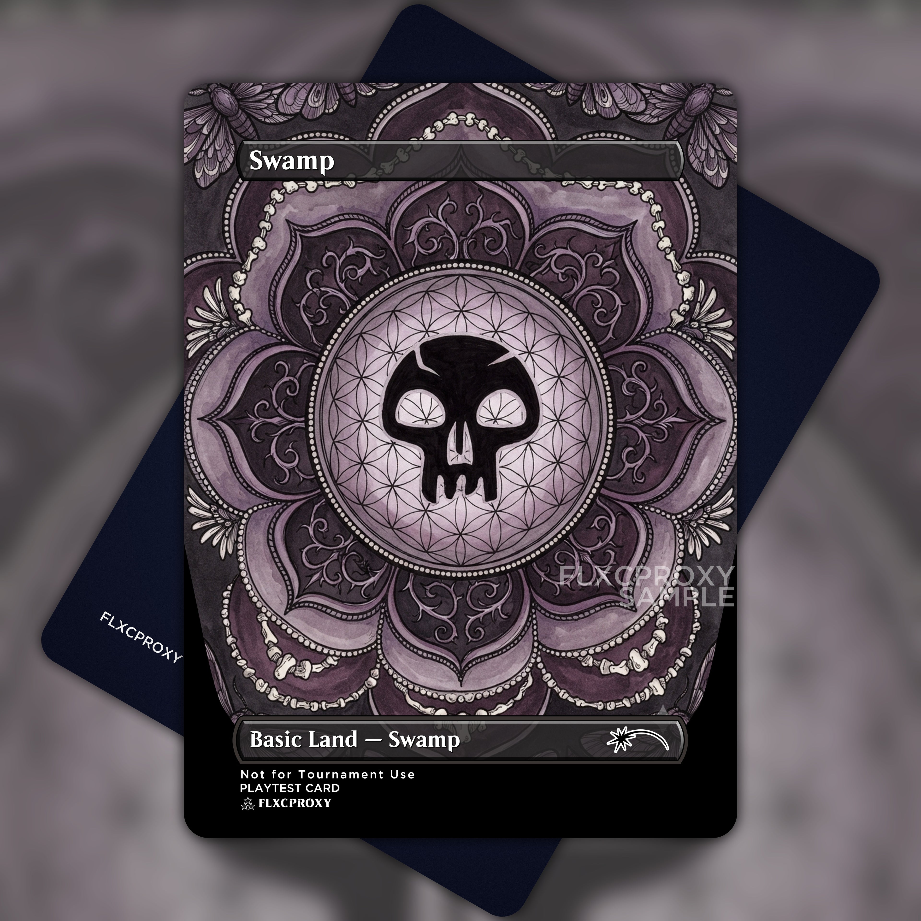 Swamp MTG Proxy Mandala