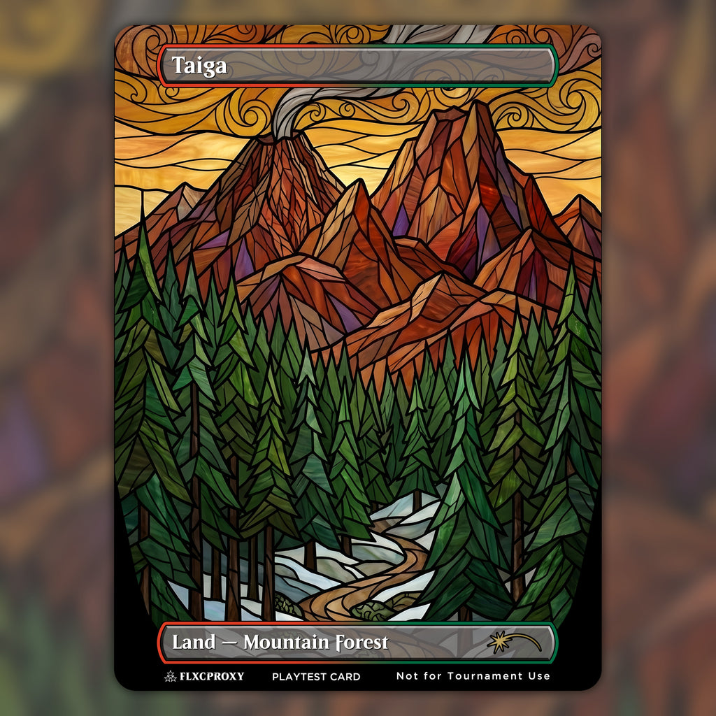 Taiga MTG Proxy Stained Glass