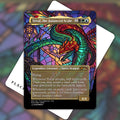 Teval, the Balanced Scale MTG Proxy Stained Glass