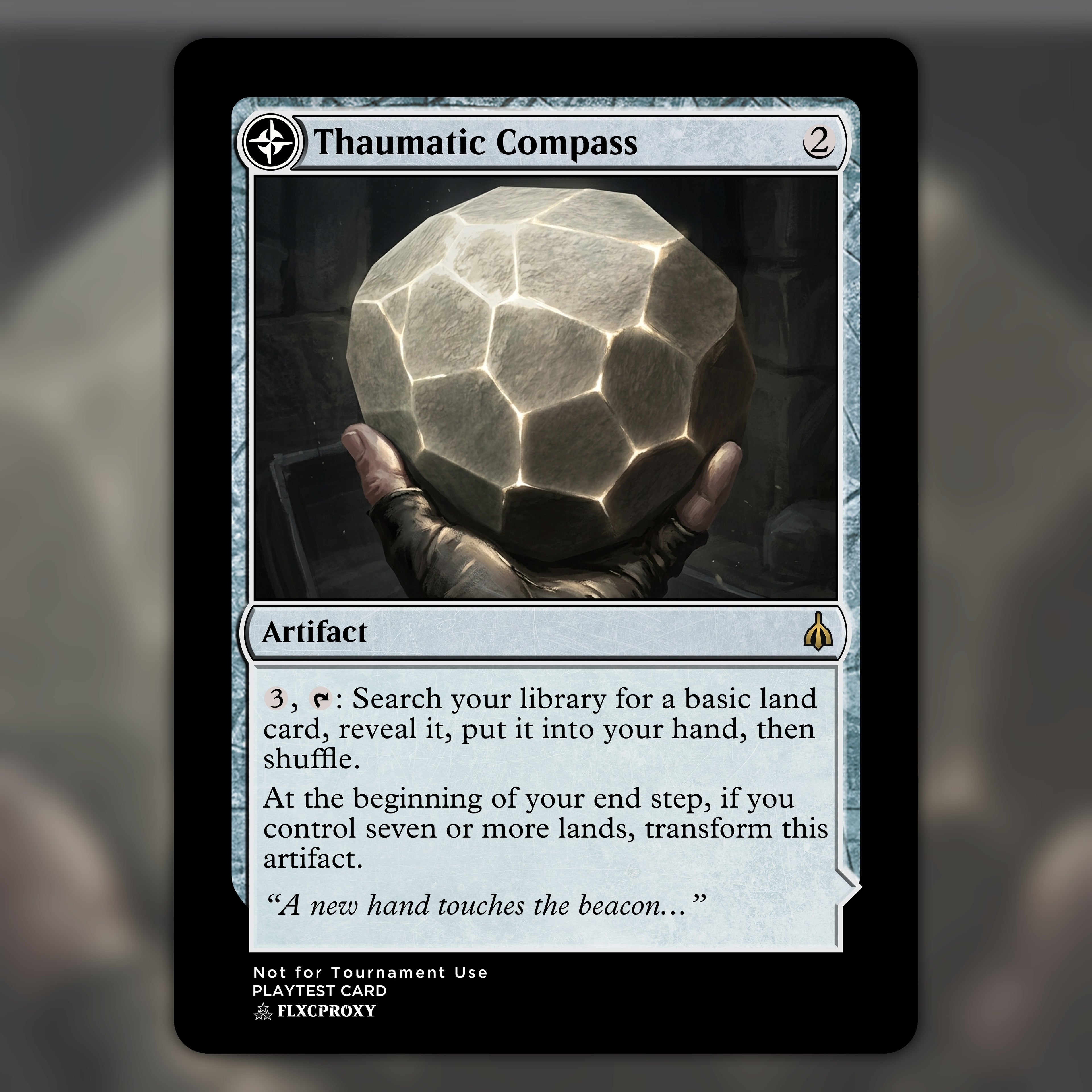 Thaumatic Compass MTG Proxy Skyrim