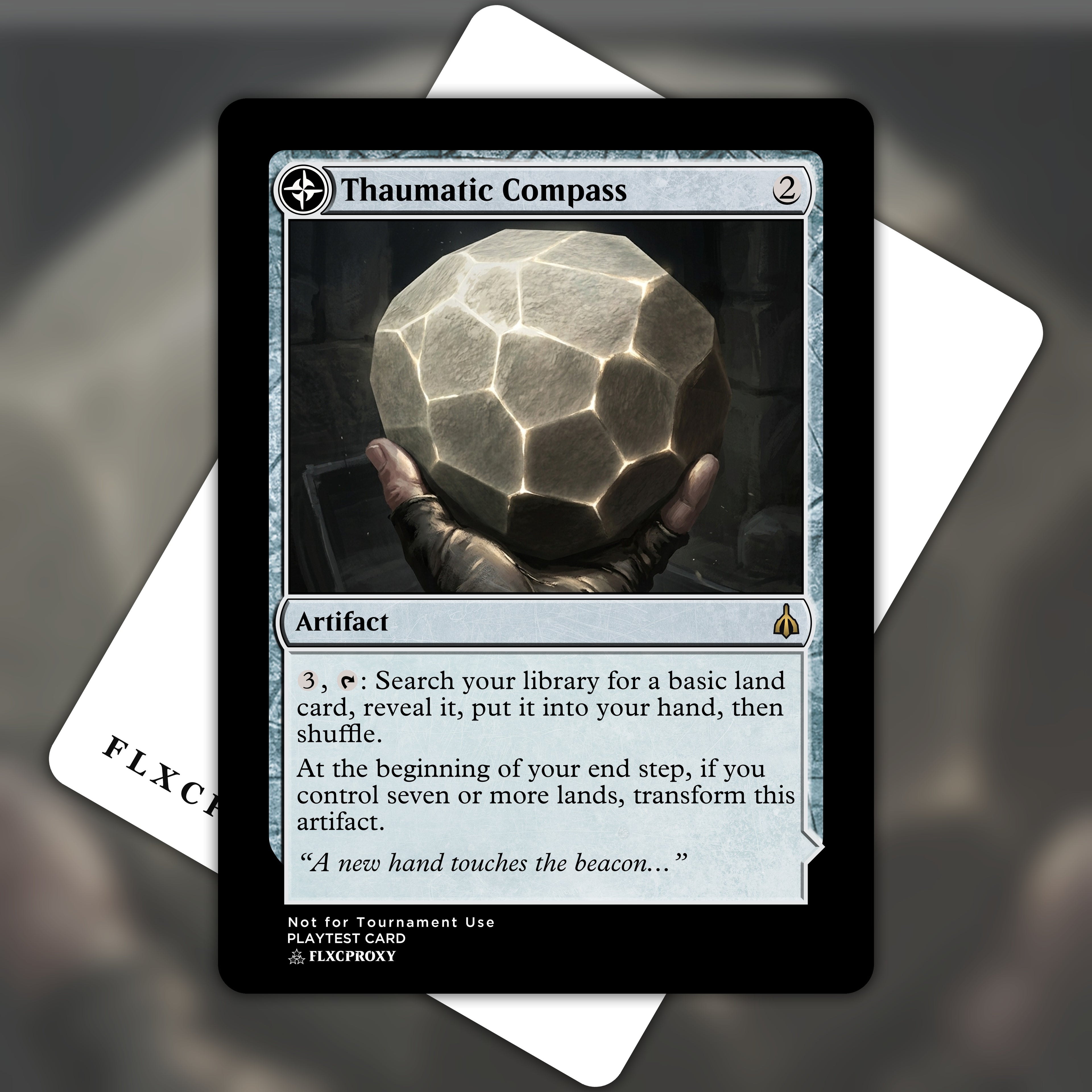 Thaumatic Compass MTG Proxy Skyrim