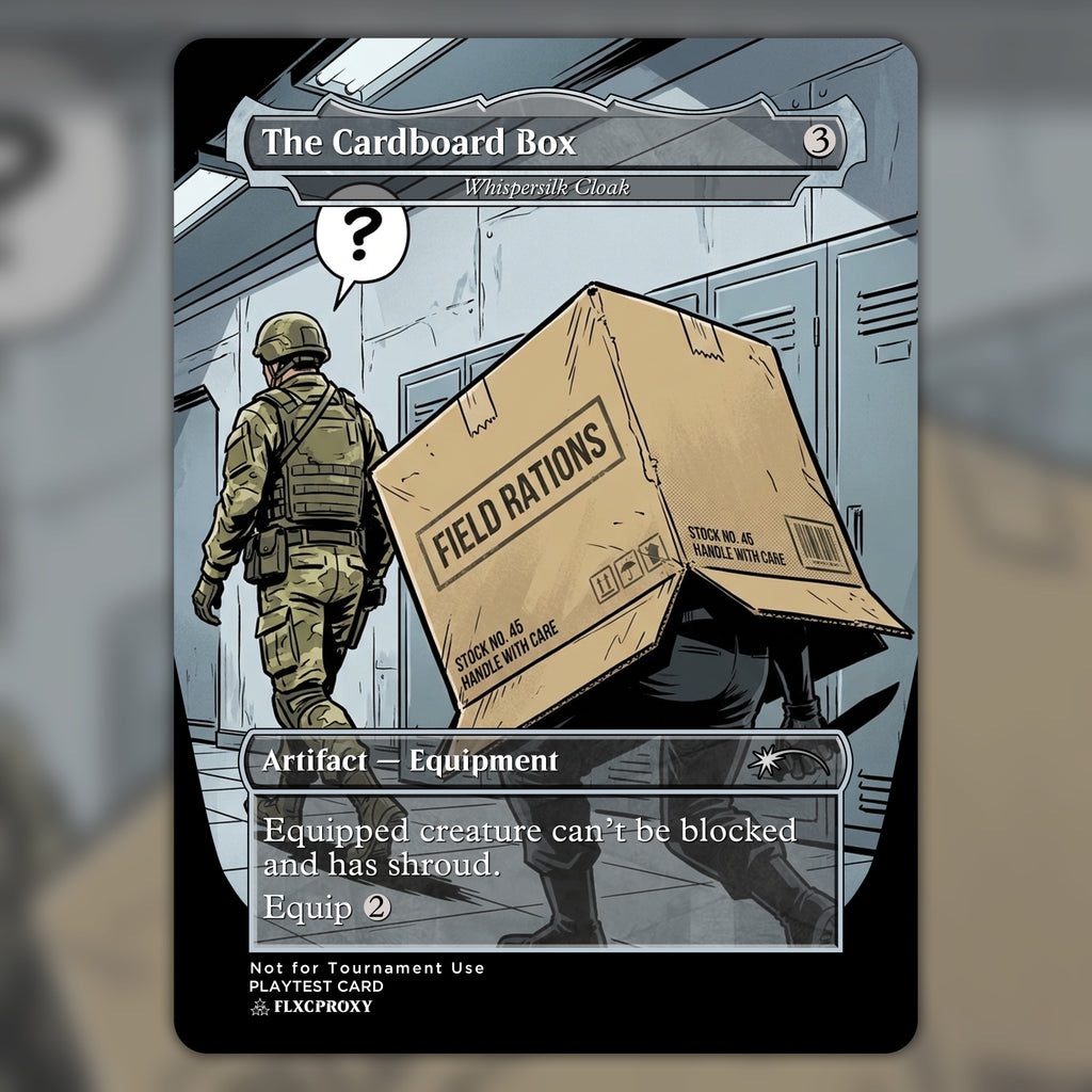 Whispersilk Cloak MTG Proxy The Cardboard Box