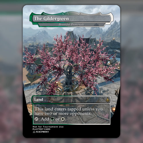 Bountiful Promenade MTG Proxy The Gildergreen