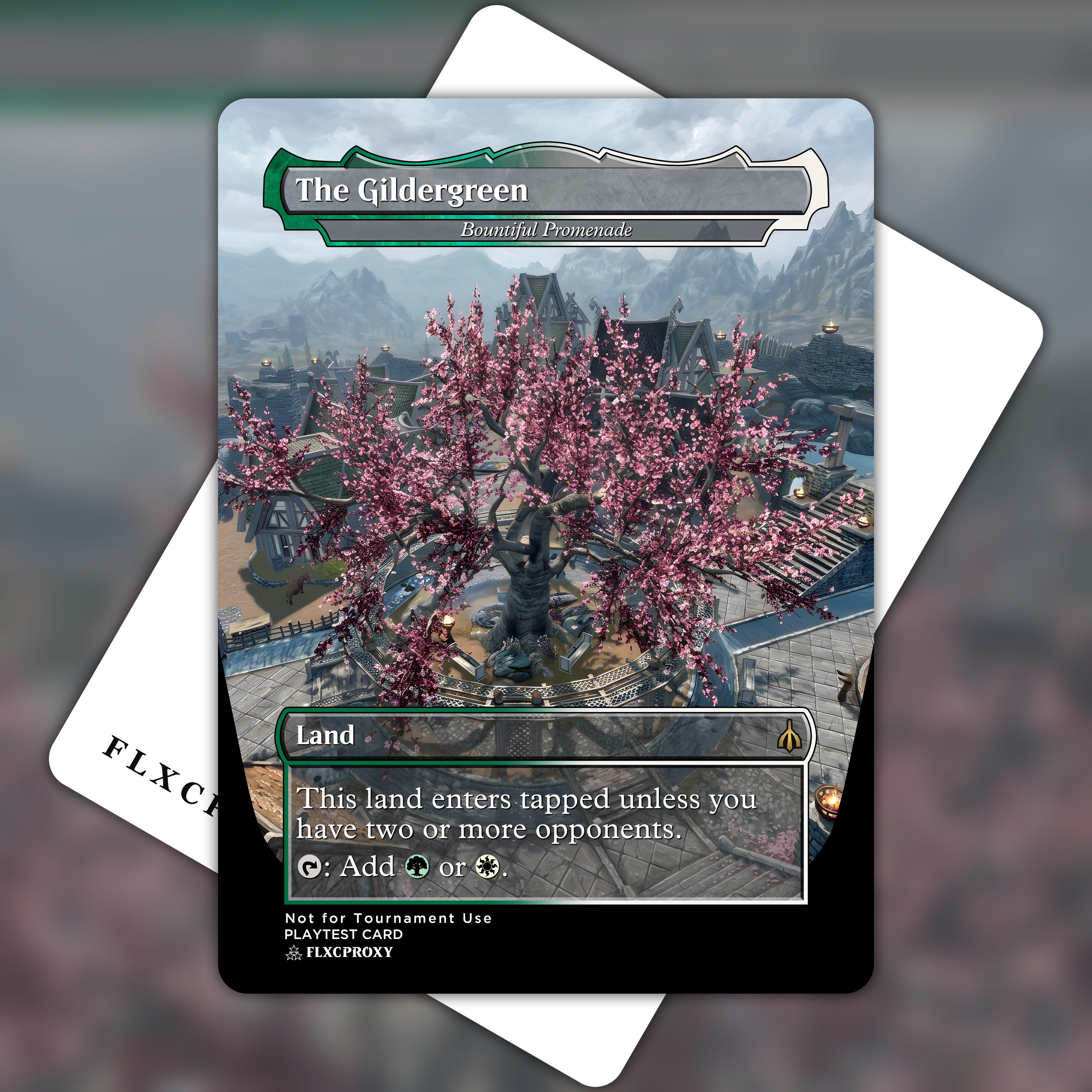 Bountiful Promenade MTG Proxy The Gildergreen