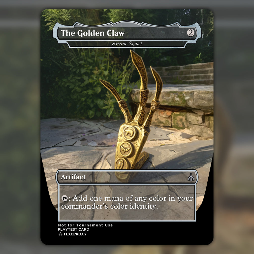 Arcane Signet MTG Proxy The Golden Claw