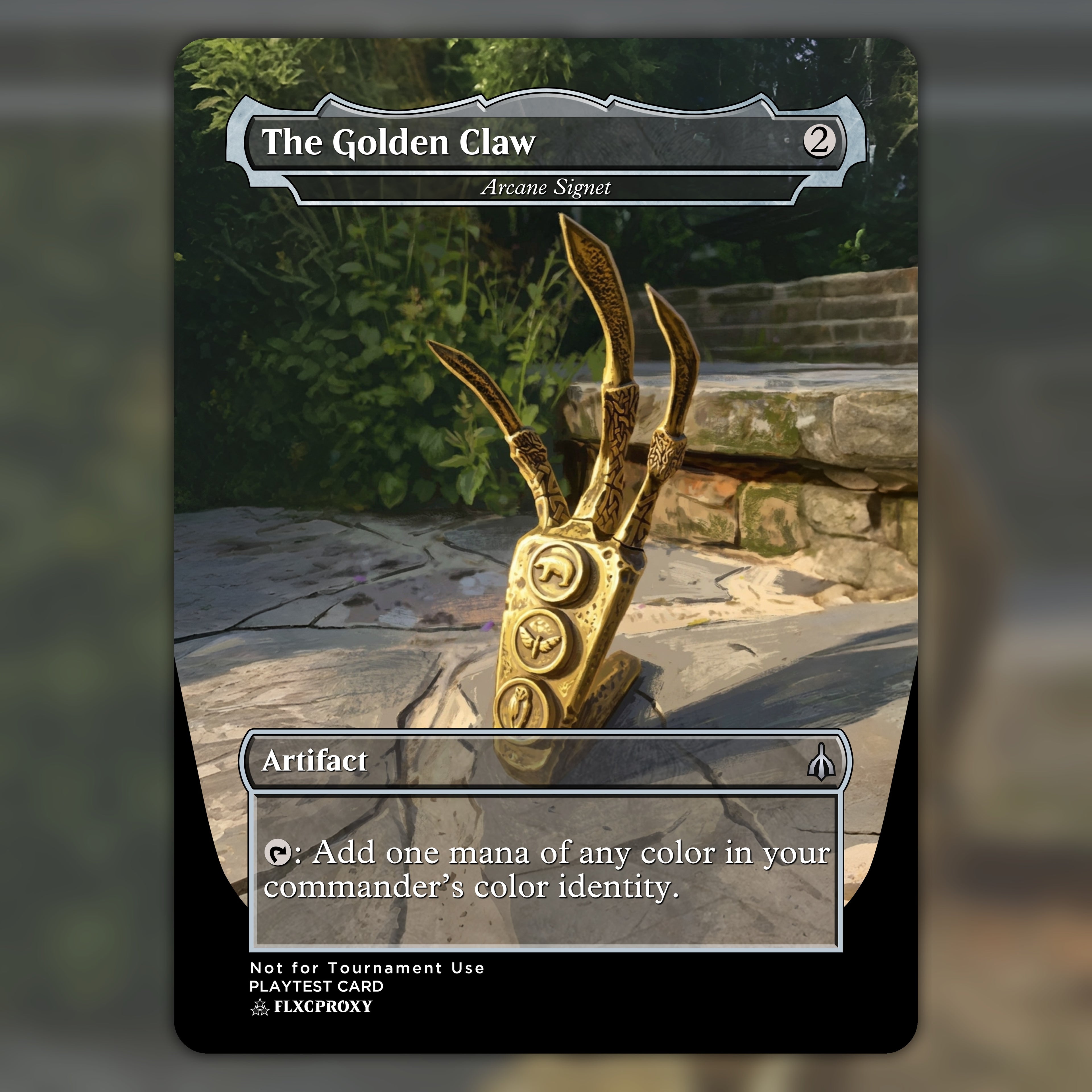 Arcane Signet MTG Proxy The Golden Claw