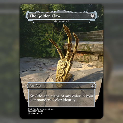 Arcane Signet MTG Proxy The Golden Claw