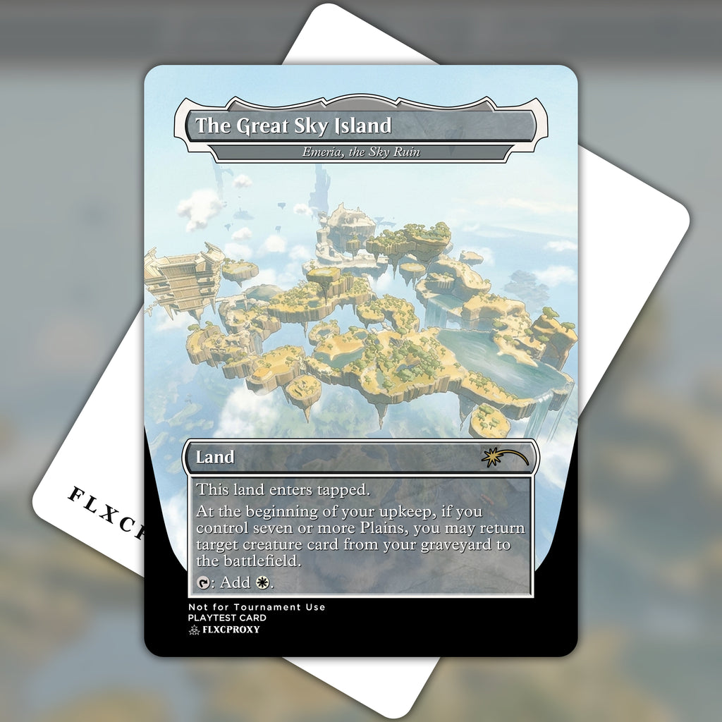 Emeria, the Sky Ruin MTG Proxy The Great Sky Island