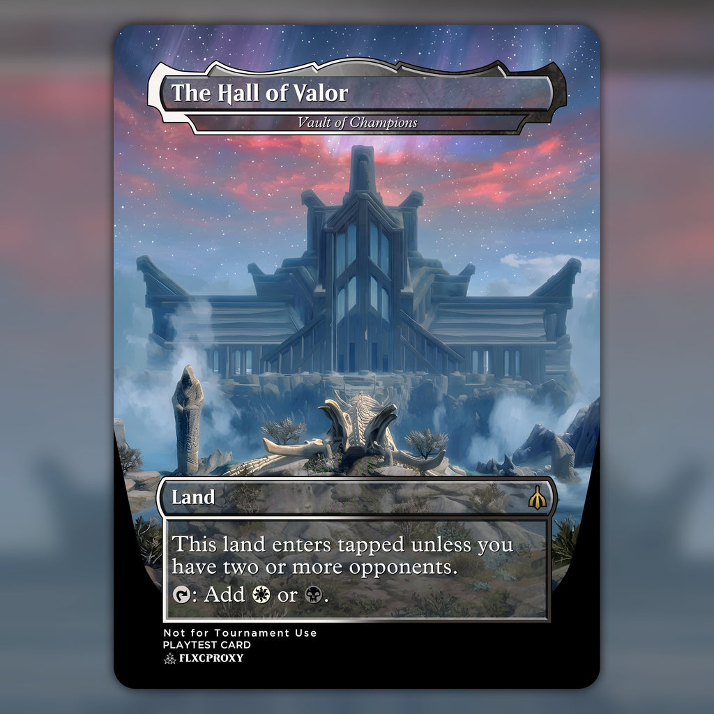 Vault of Champions MTG Proxy The Hall of Valor