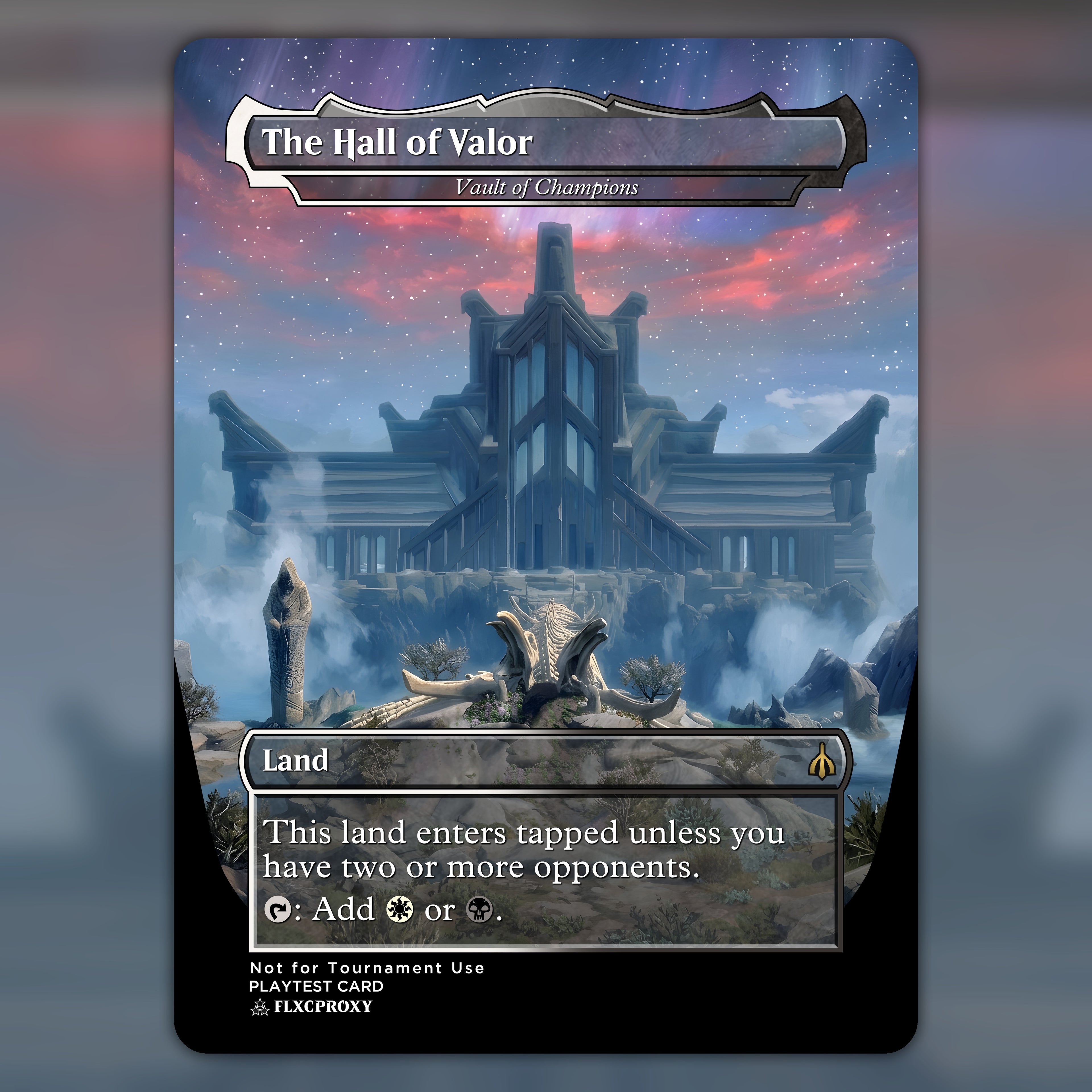 Vault of Champions MTG Proxy The Hall of Valor