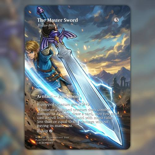 Buster Sword MTG Proxy The Master Sword