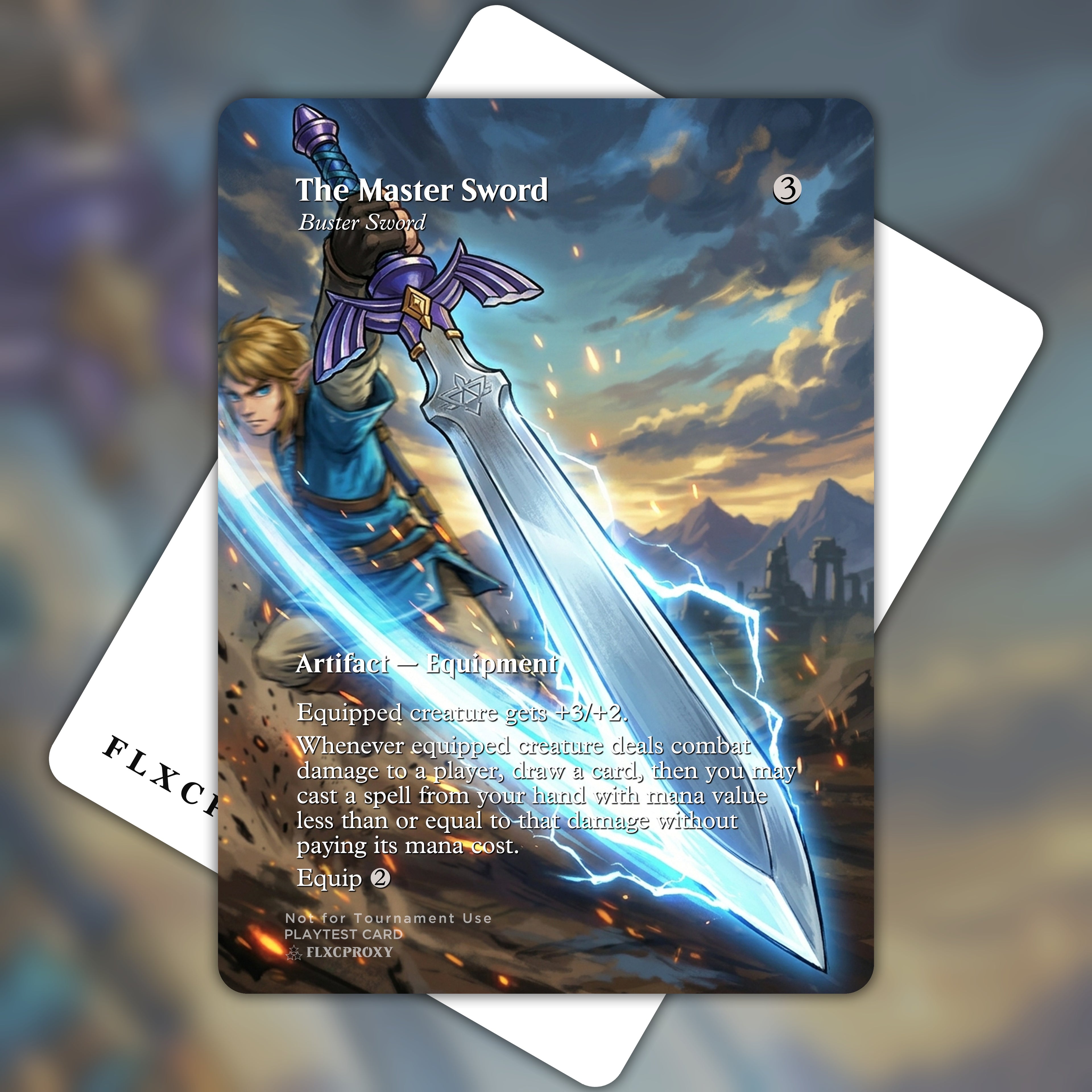 Buster Sword MTG Proxy The Master Sword