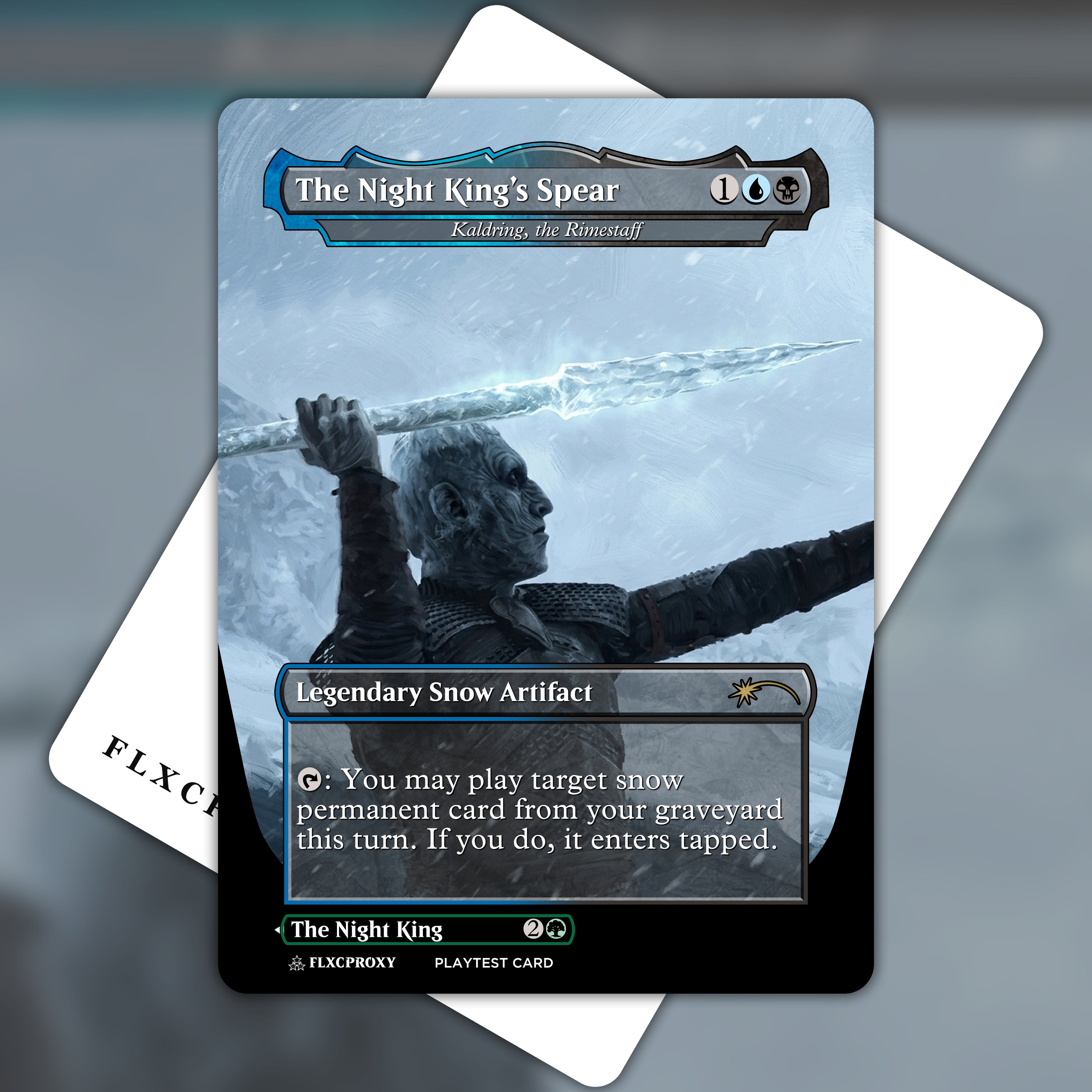 Kaldring, the Rimestaff MTG Proxy The Night King's Spear