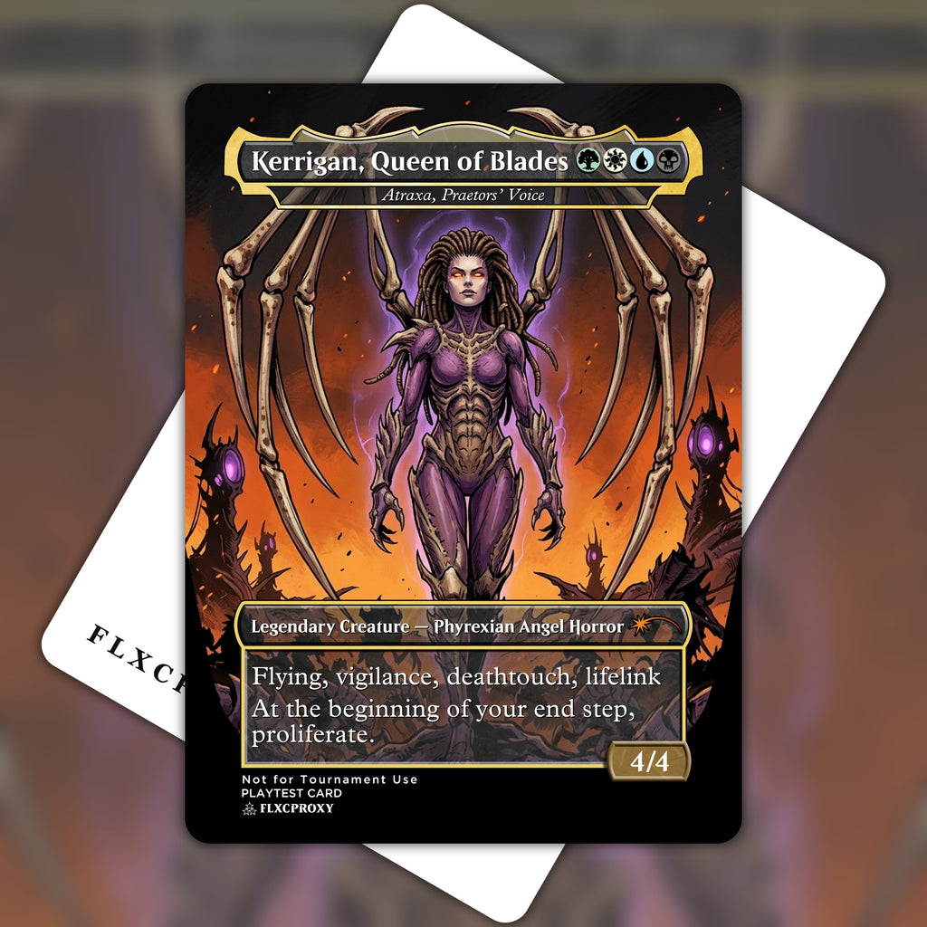 Atraxa, Praetors' Voice MTG Proxy The Queen of Blades