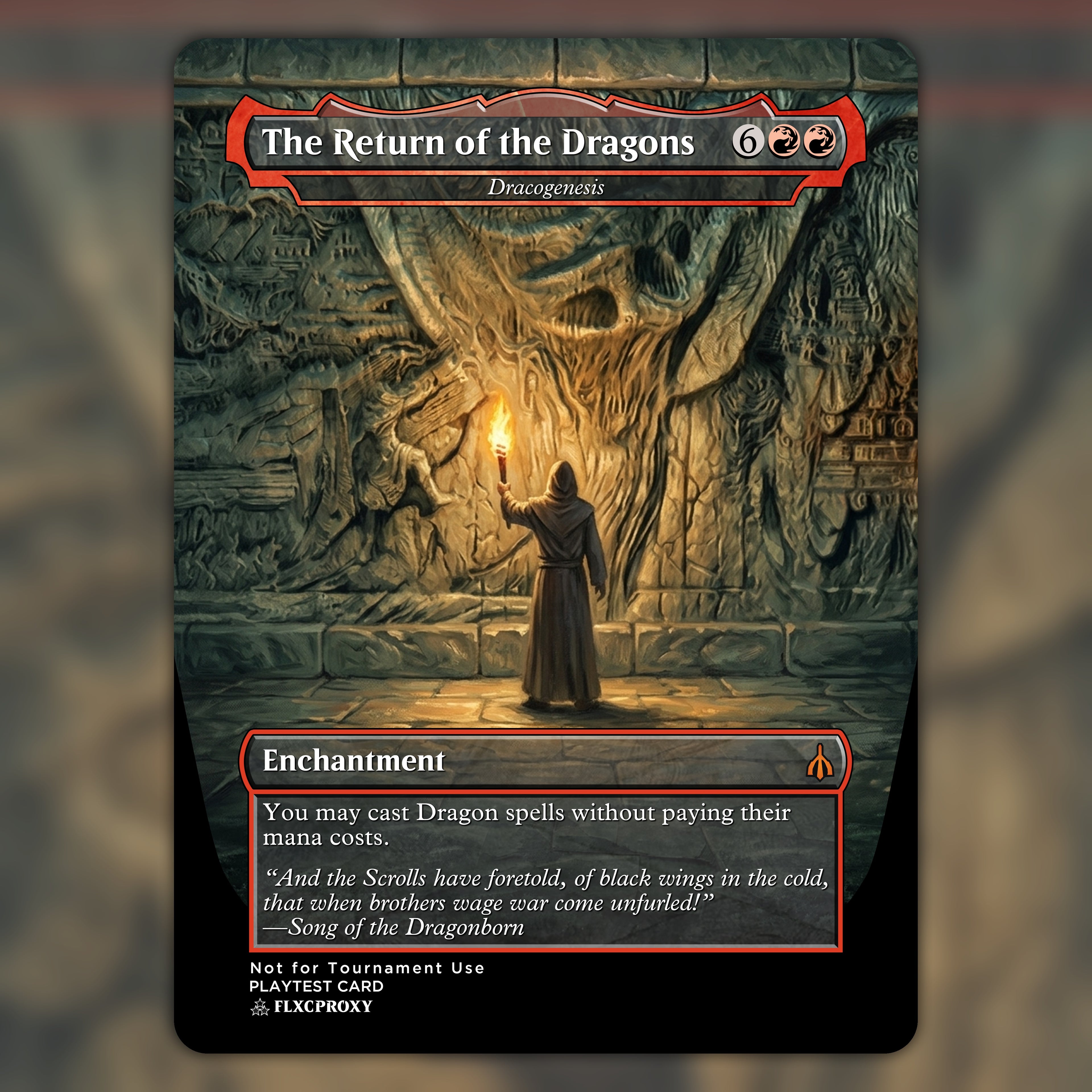 Dracogenesis MTG Proxy The Return of the Dragons