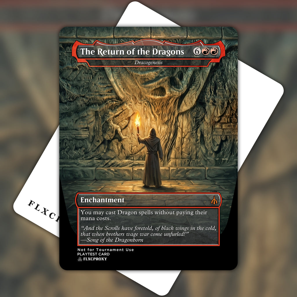 Dracogenesis MTG Proxy The Return of the Dragons