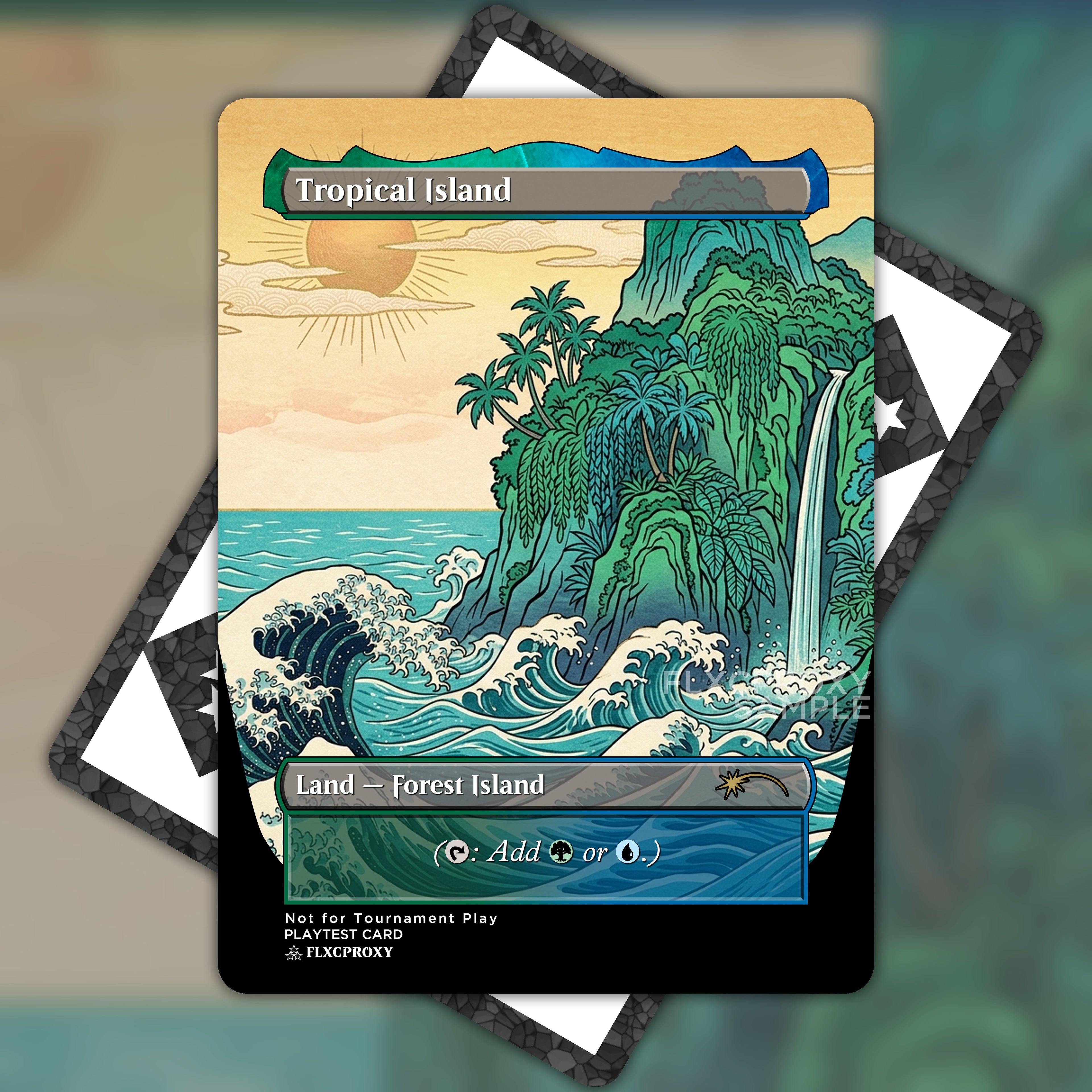 Tropical Island MTG Proxy Full Art