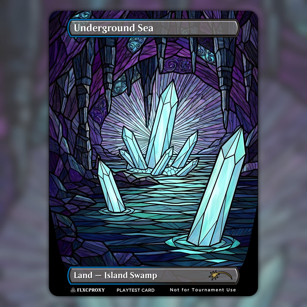 Underground Sea MTG Proxy Stained Glass
