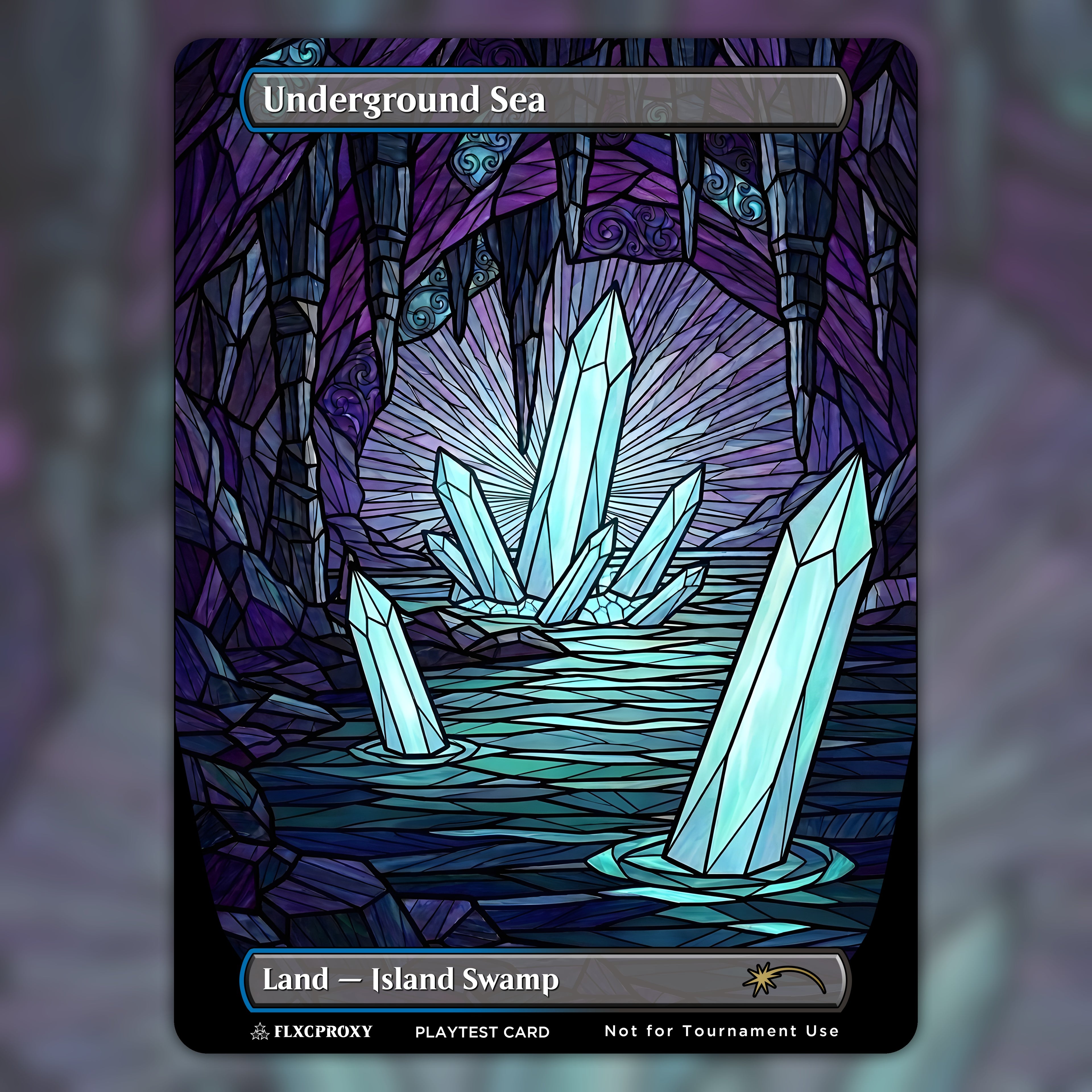 Underground Sea MTG Proxy Stained Glass
